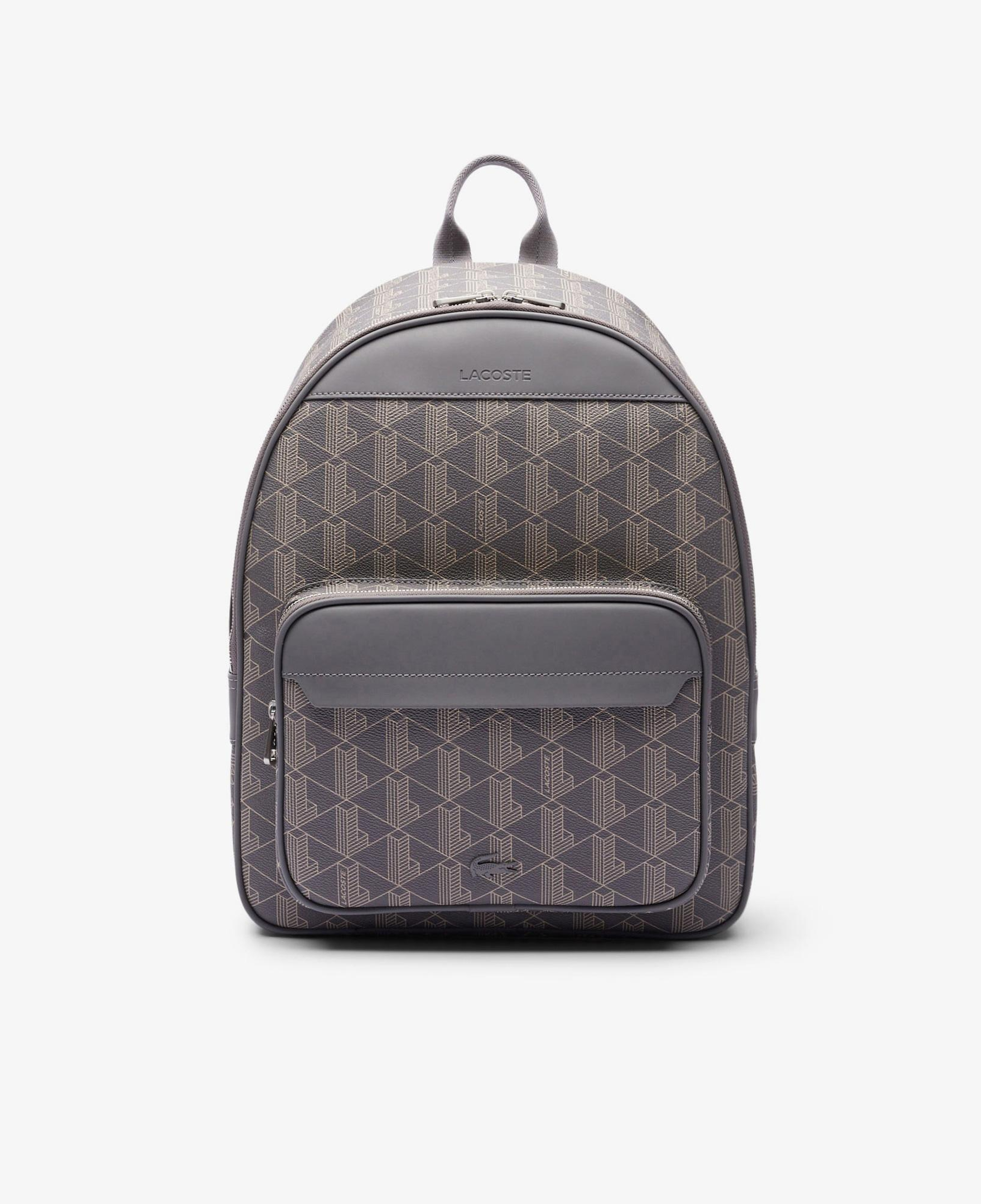 Lacoste The Blend Erkek Monogram Gri Sırt Çantası