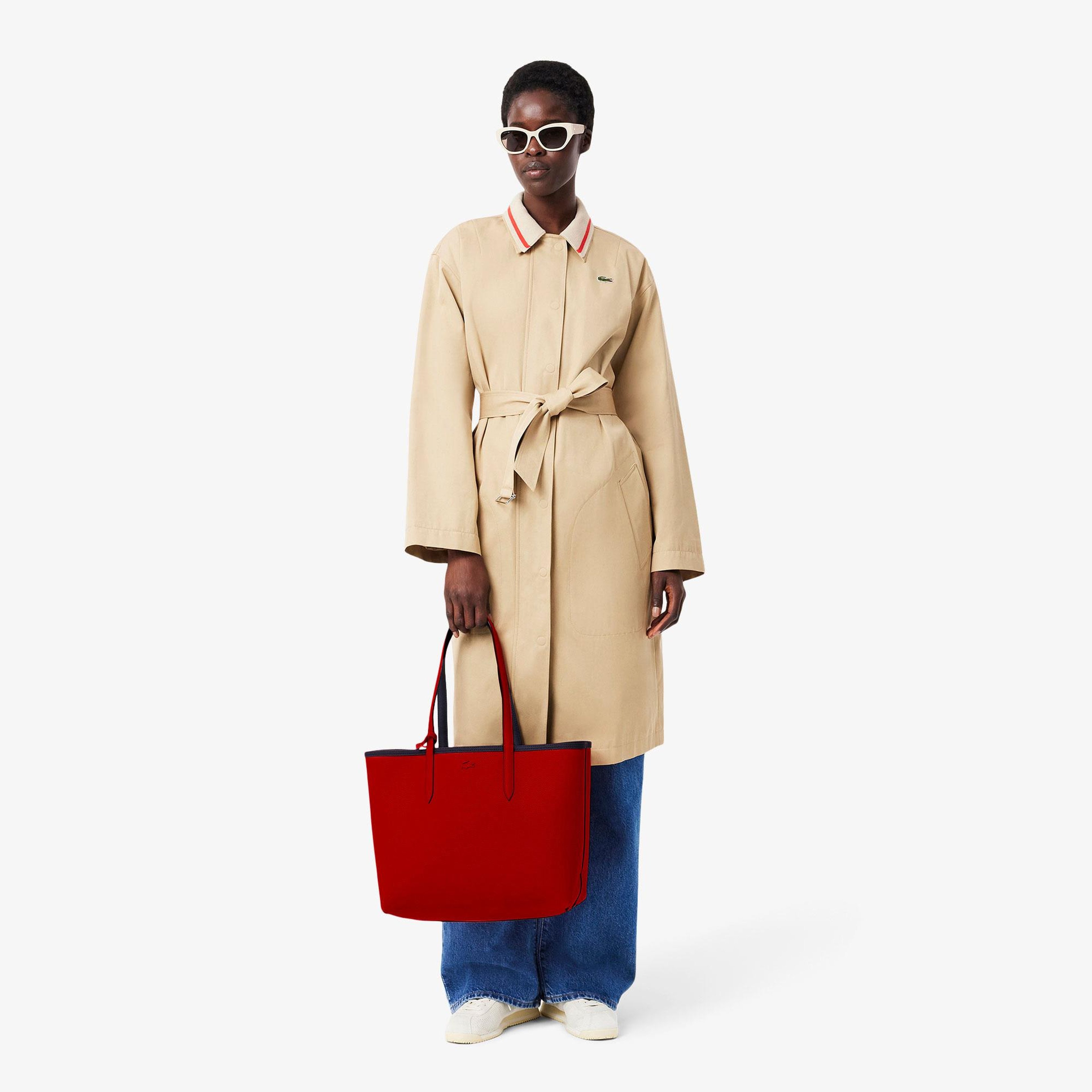 Lacoste Anna Kadın Çift Taraflı Lacivert Omuz Çantası