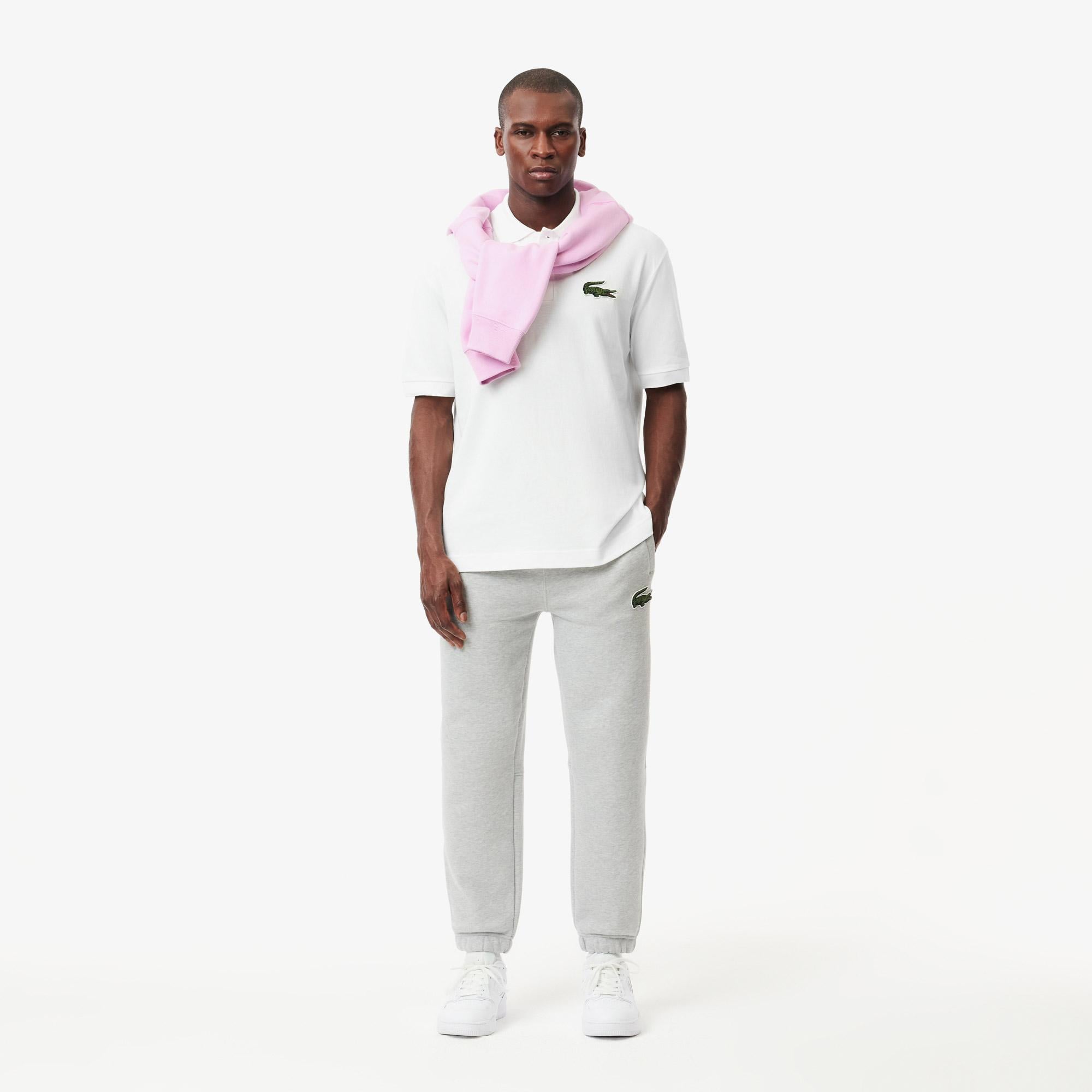 Lacoste Unisex Loose Fit Beyaz Polo