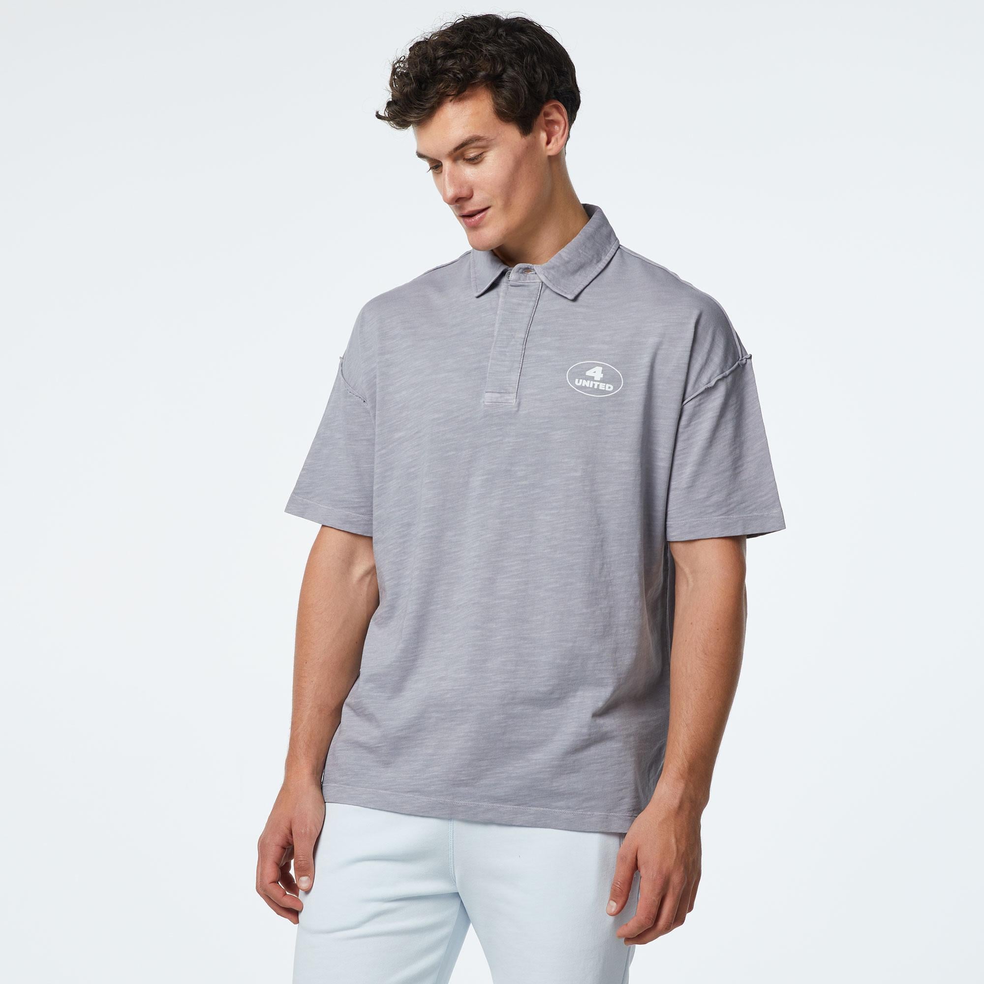 UNITED4 Erkek Gri Polo