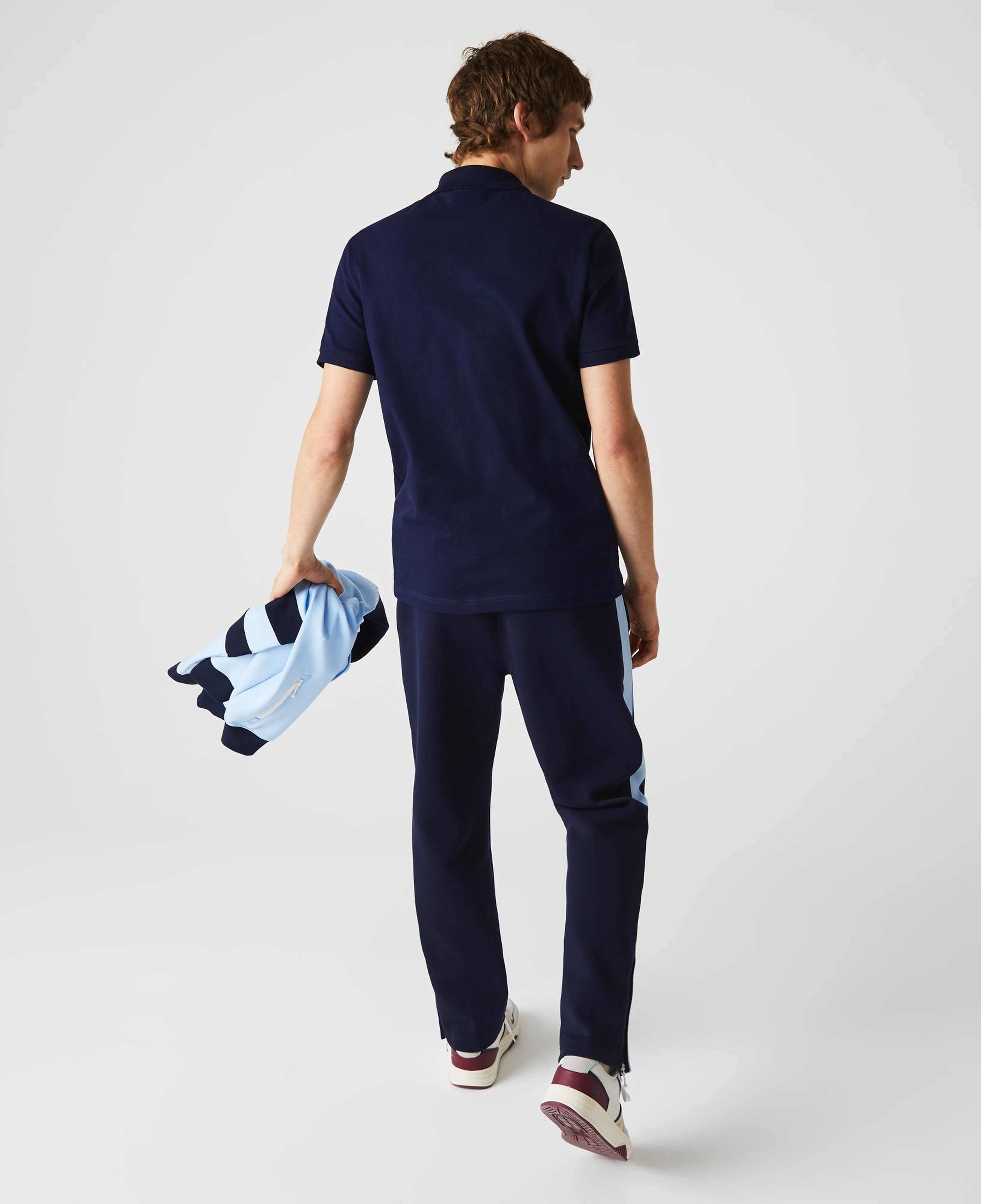 Erkek Slim Fit Lacivert Polo