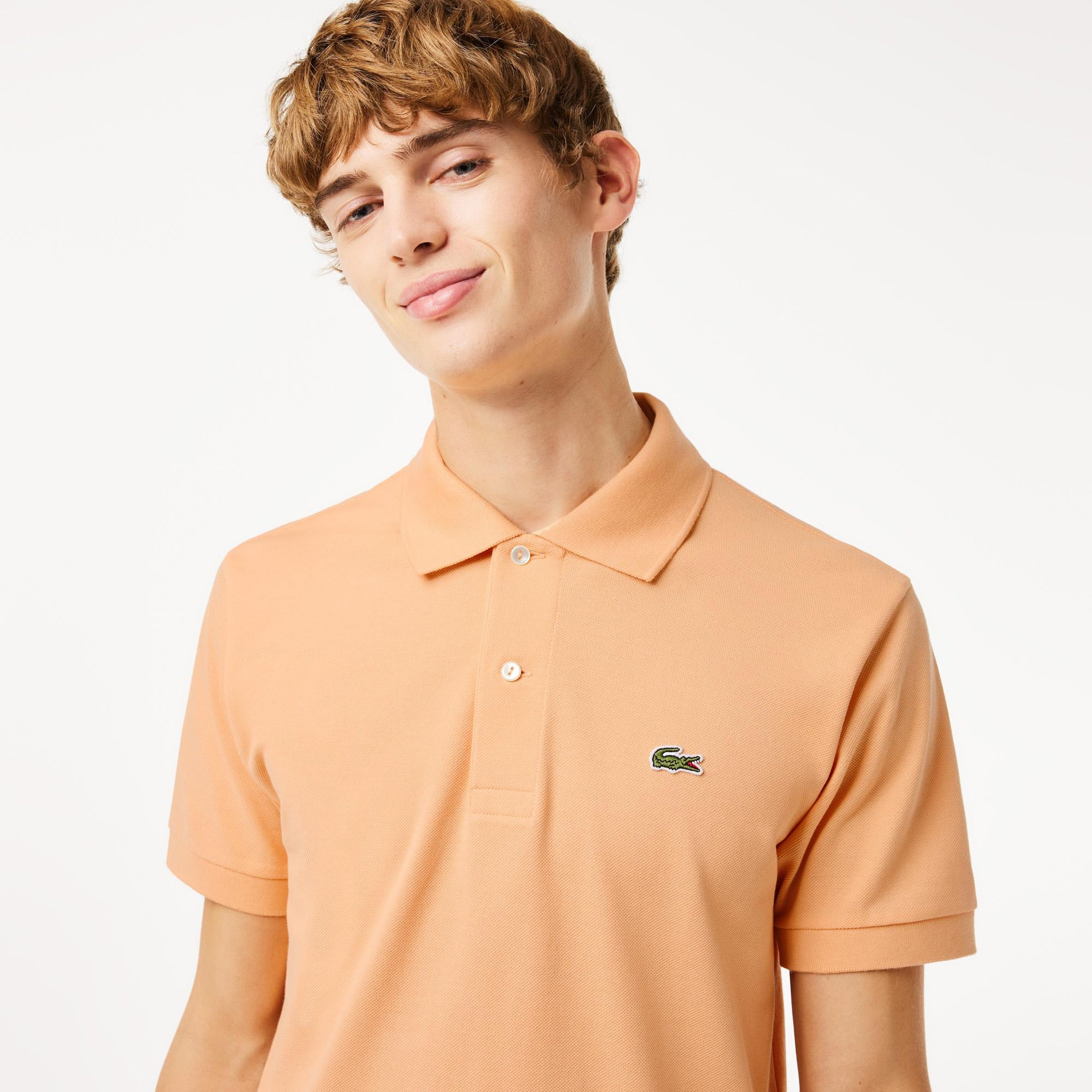 L.12.12 Erkek Classic Fit Turuncu Polo