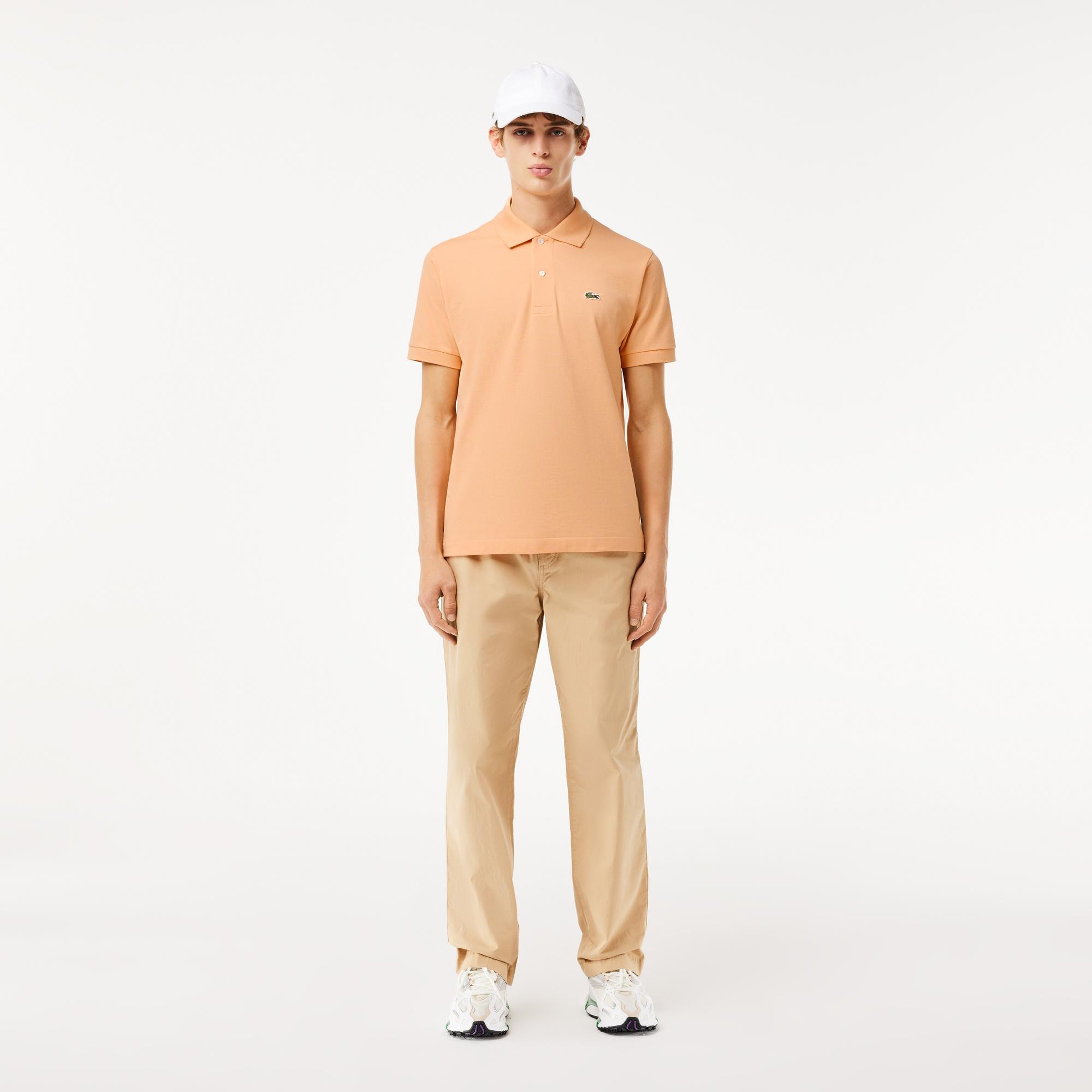 L.12.12 Erkek Classic Fit Turuncu Polo