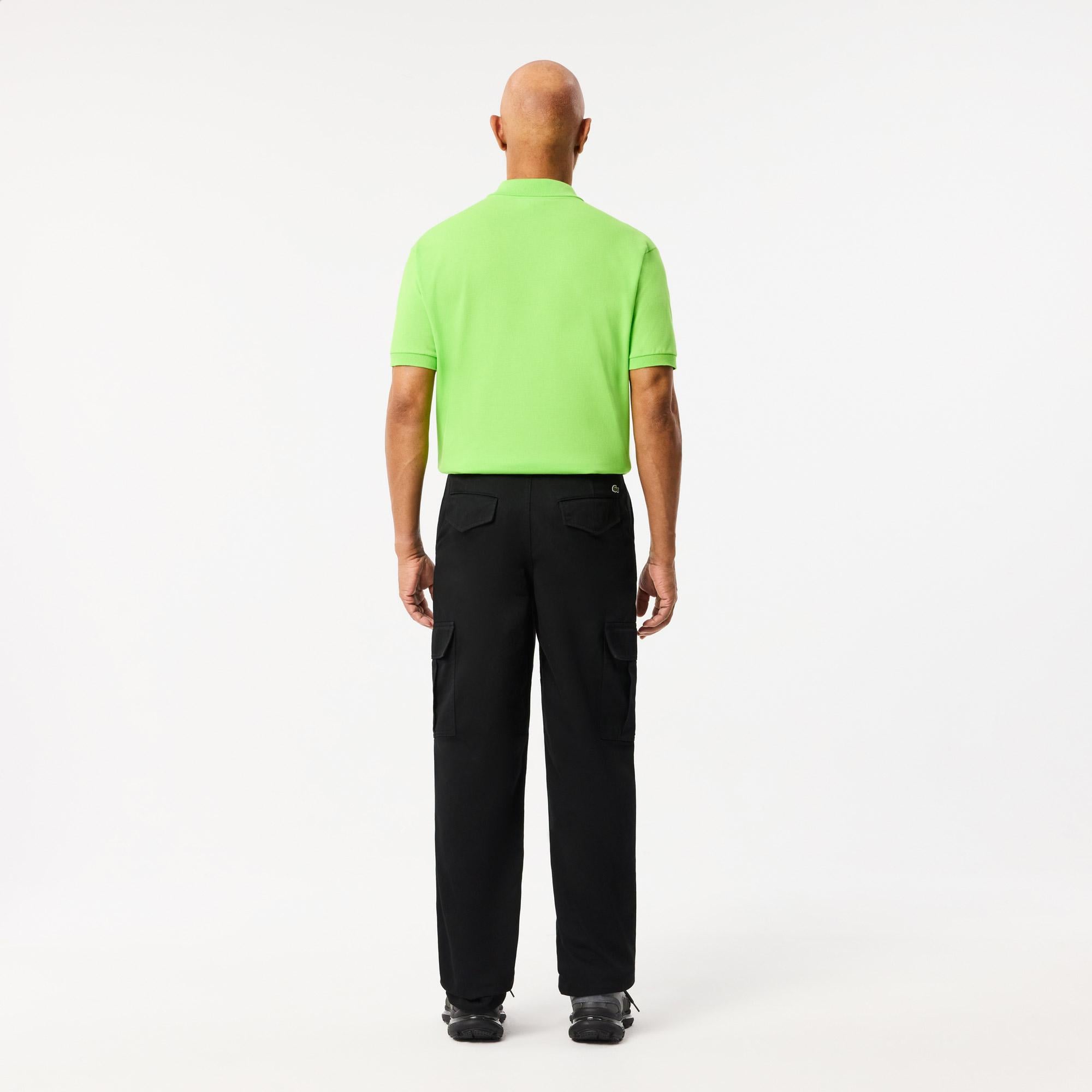 Erkek Straight Fit Chino Siyah Pantolon