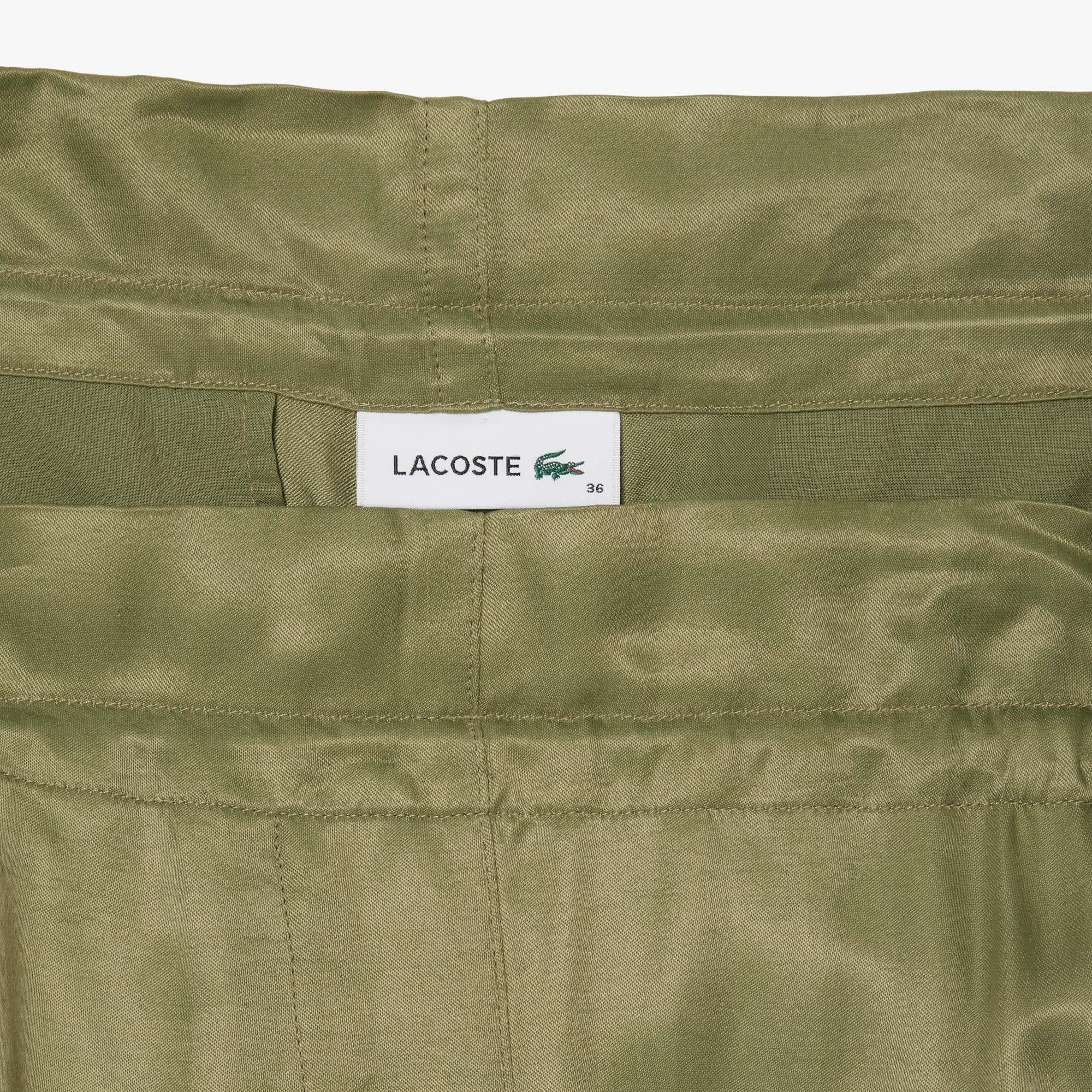 Kadın Oversize Fit Haki Kargo Pantolon
