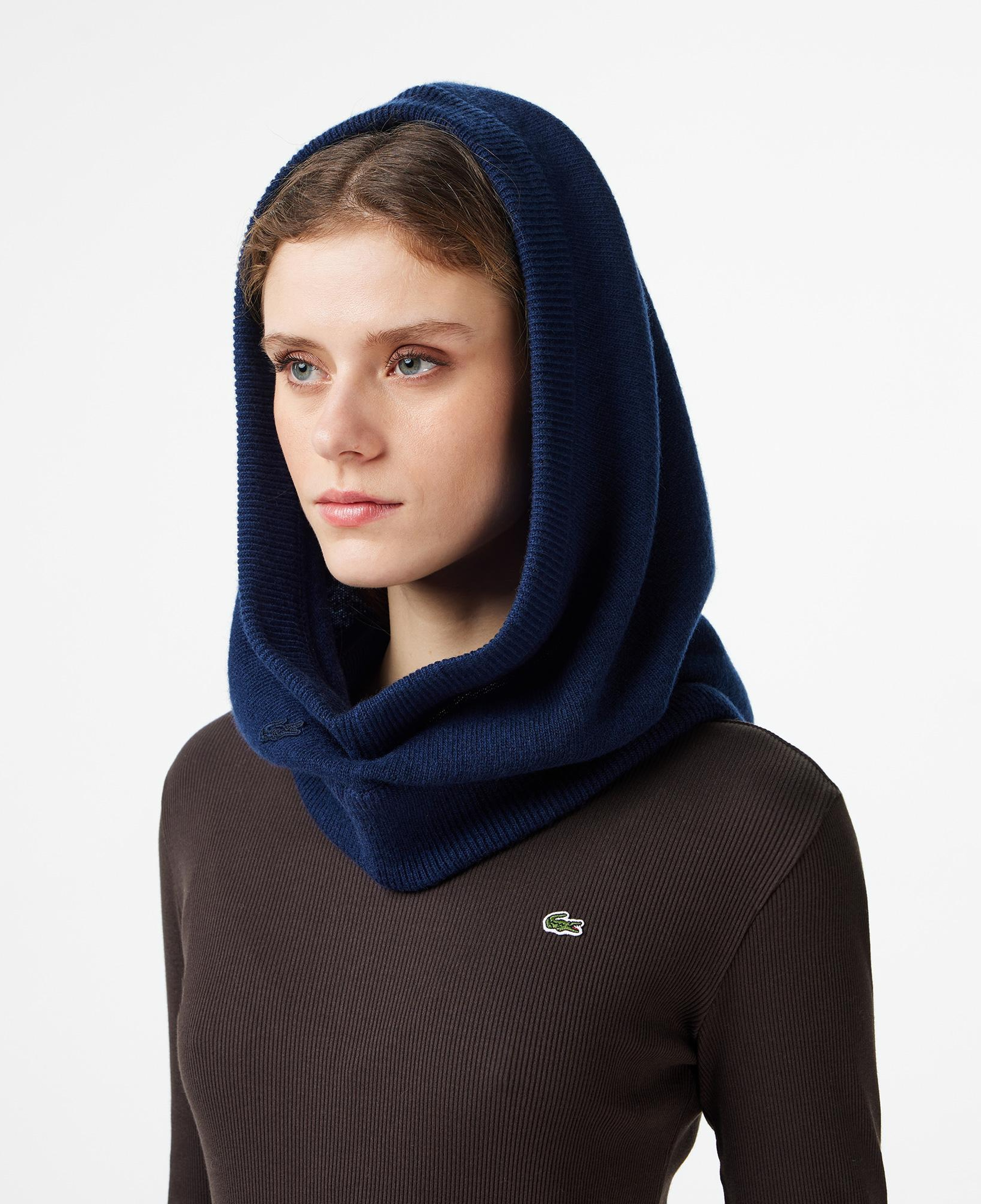 Lacoste Kadın Lacivert Atkı