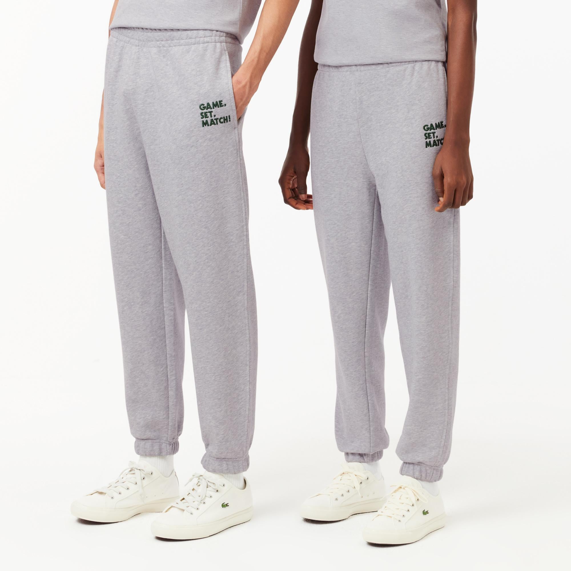 Unisex Relaxed Fit Gri Eşofman Altı