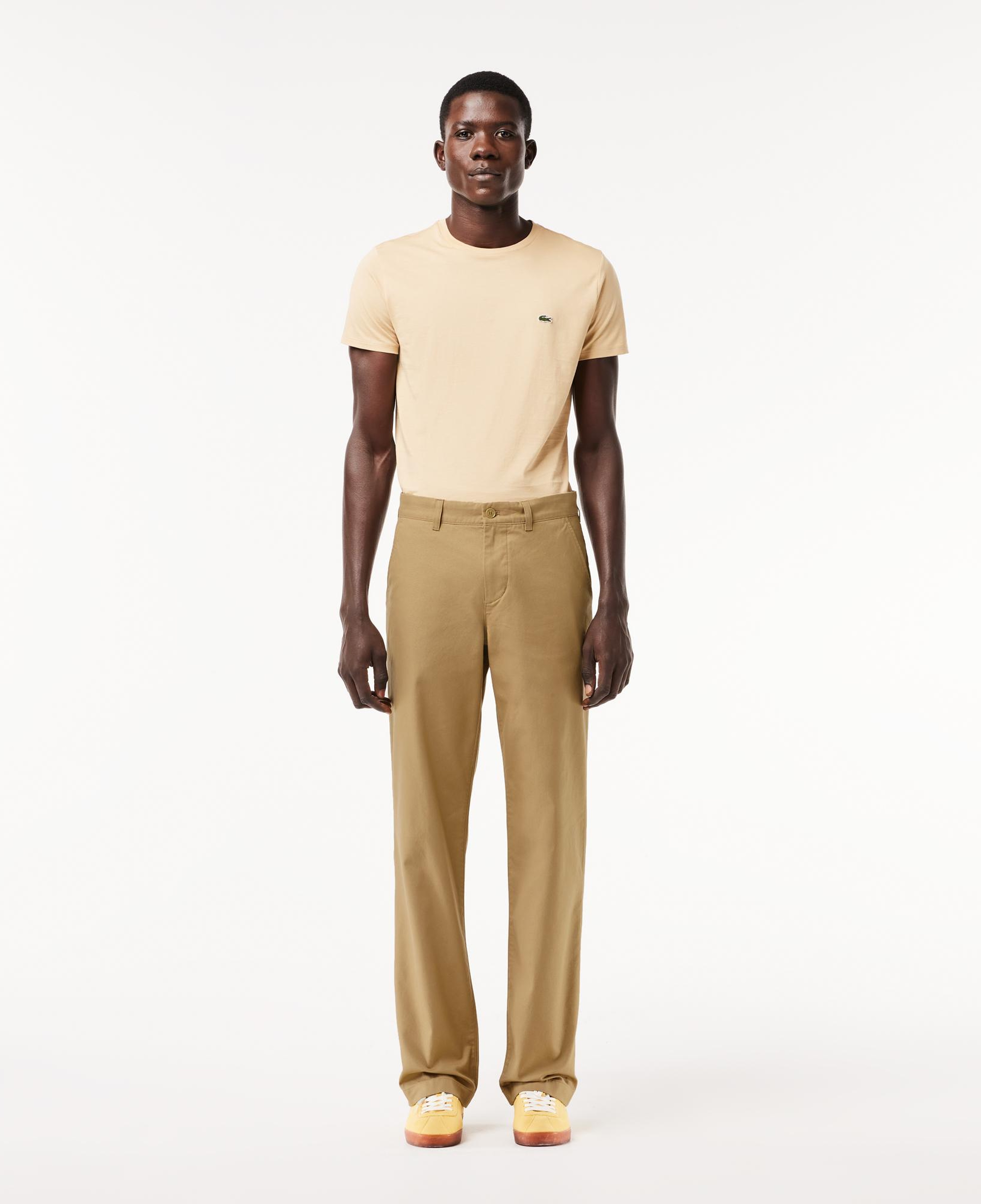 Erkek Straight Fit Chino Bej Pantolon