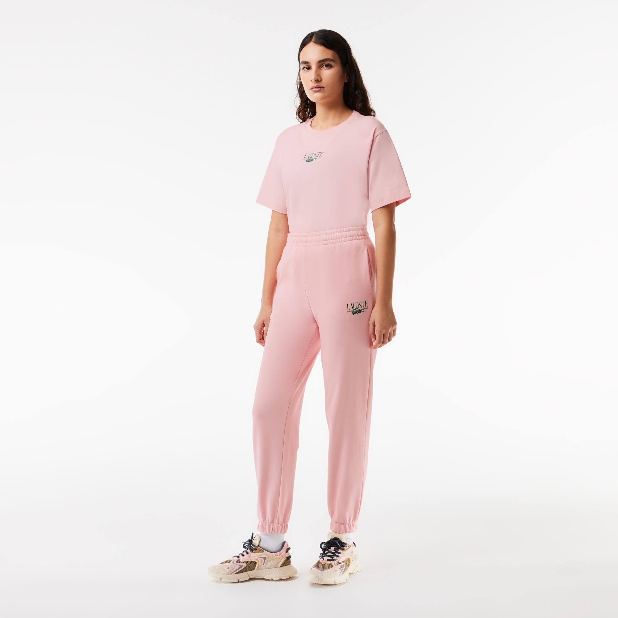 Kadın Jogger Pembe Eşofman Altı