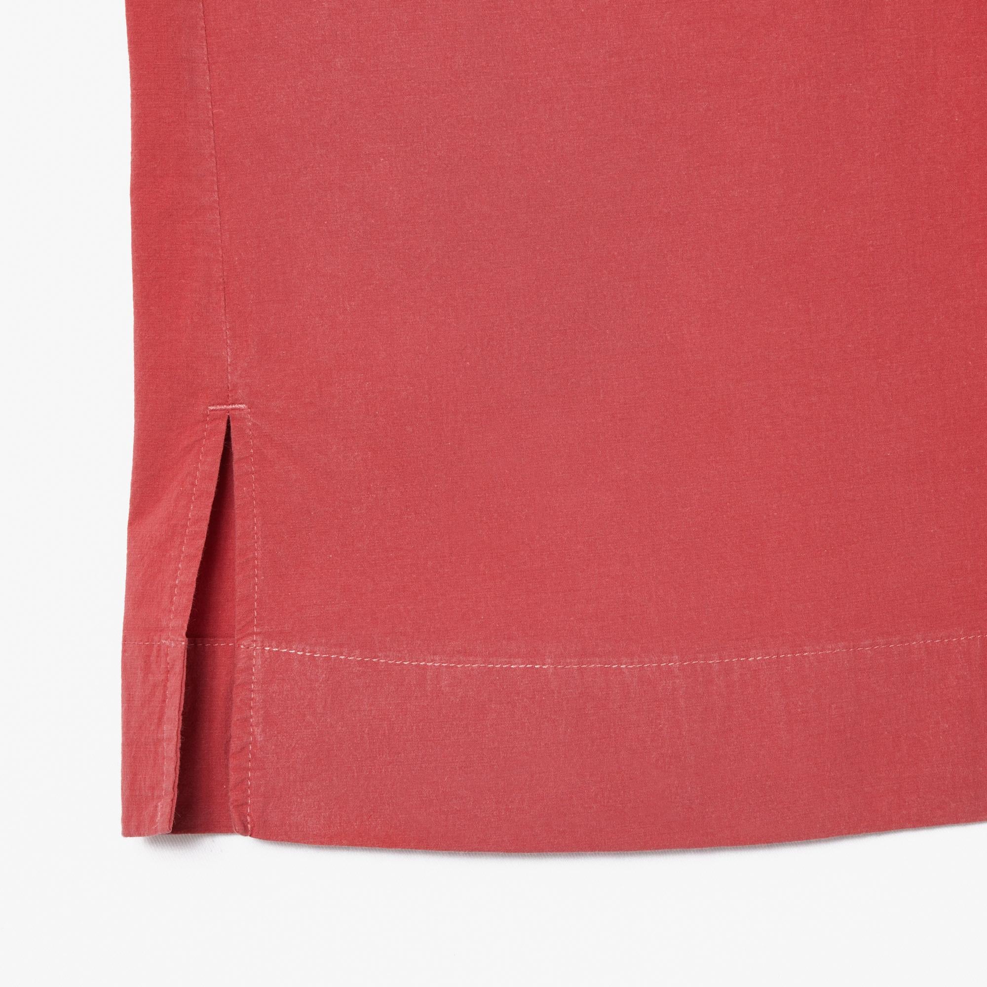 Lacoste Kadın Relaxed Fit Kısa Kollu Pembe Gömlek