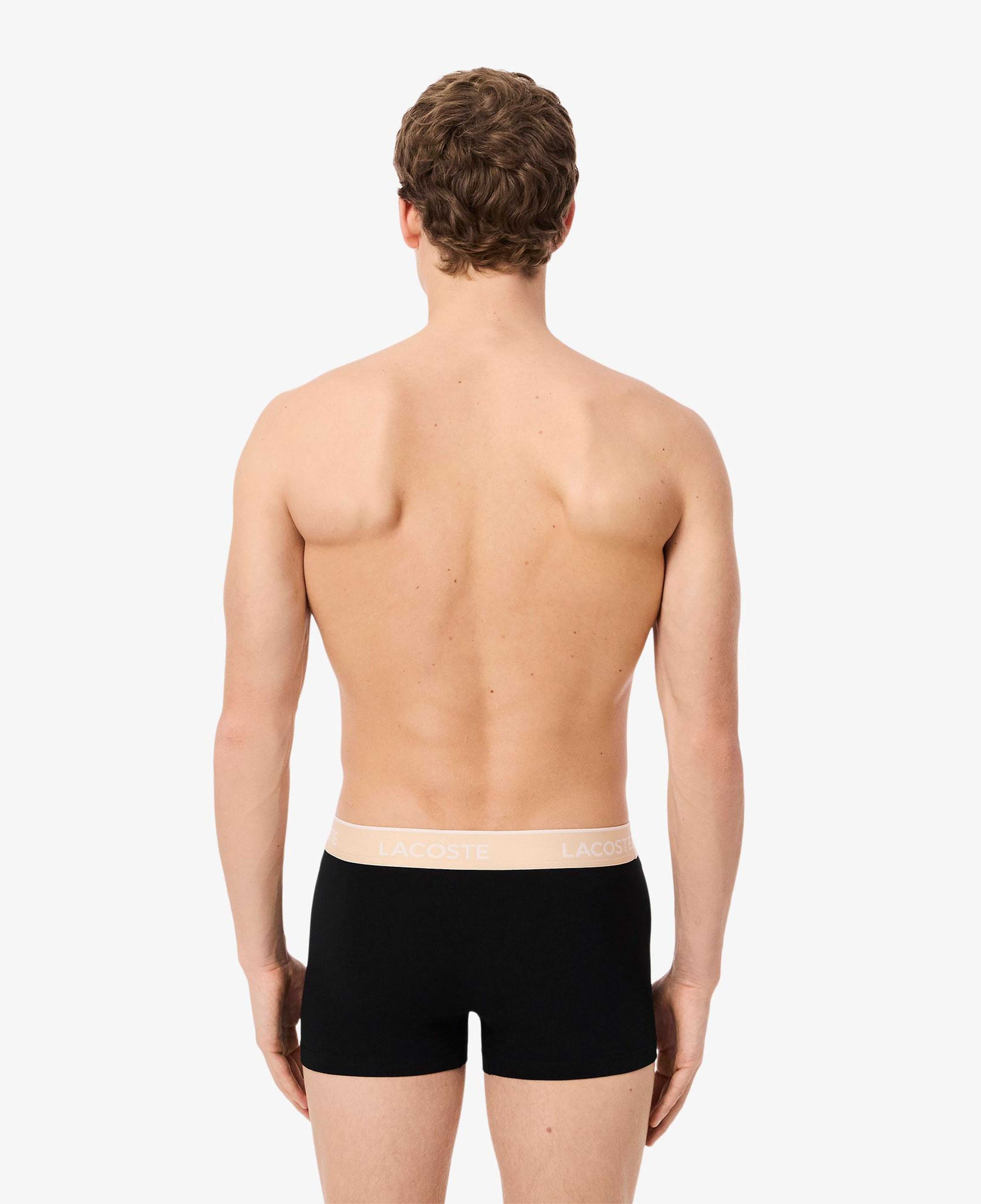 Lacoste Erkek 3'lü Siyah Boxer