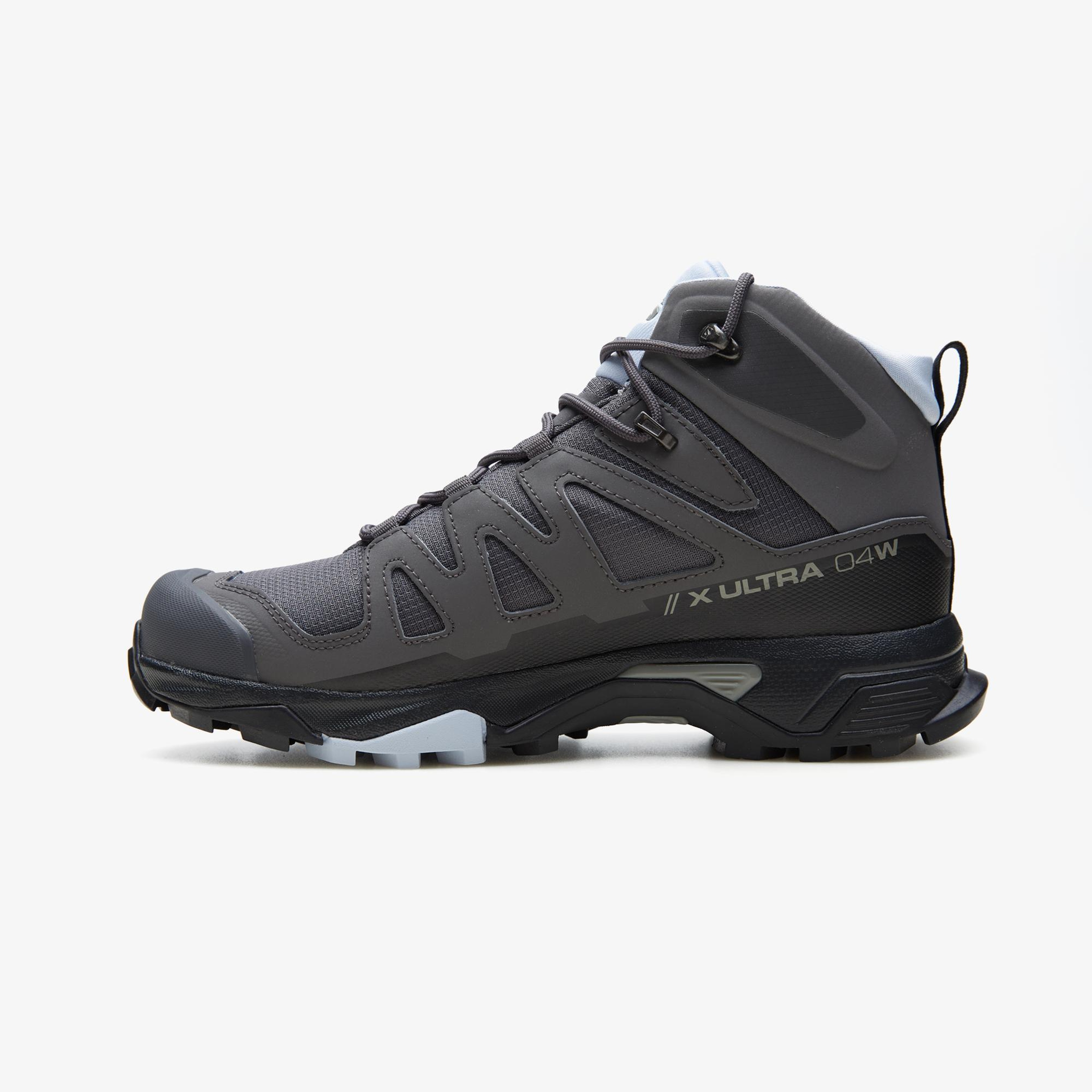 Salomon X Ultra 4 Mid Gore-Tex Kadın Gri Outdoor Ayakkabı