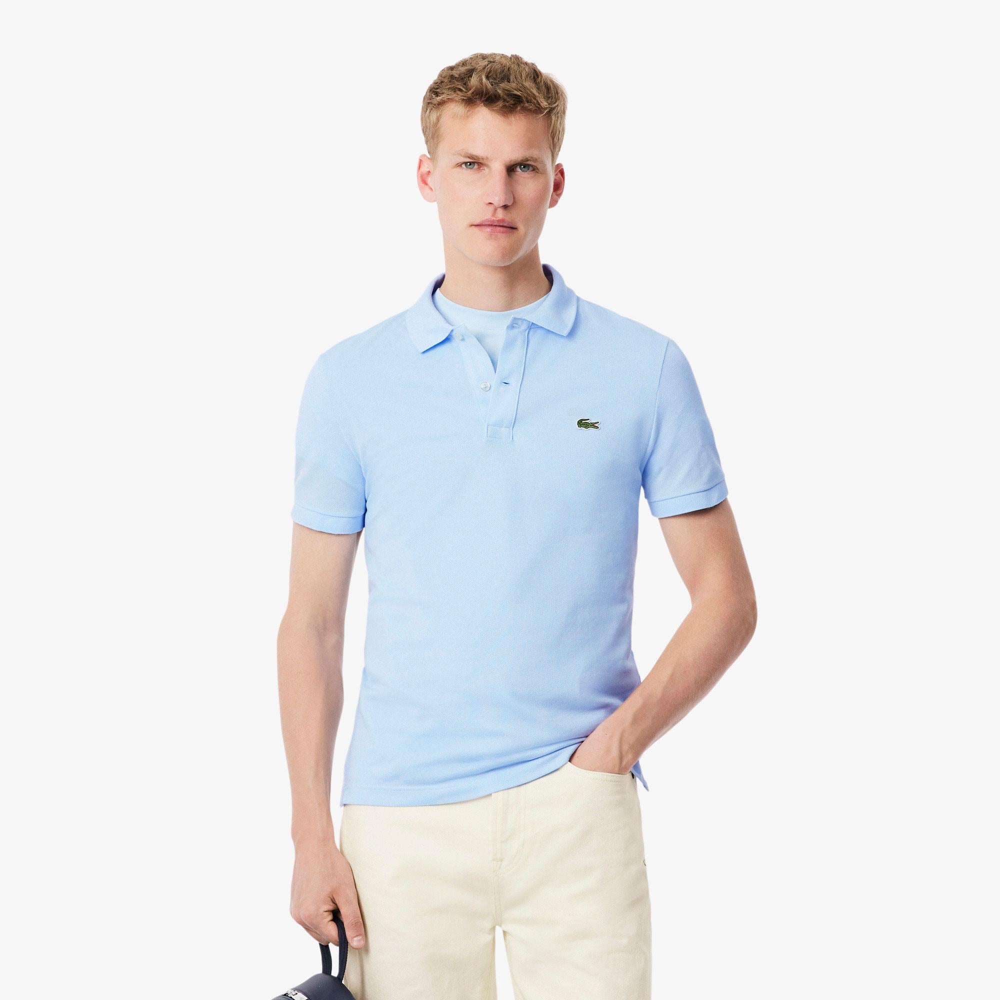 Lacoste L.12.12 Erkek Slim Fit Açık Mavi Polo
