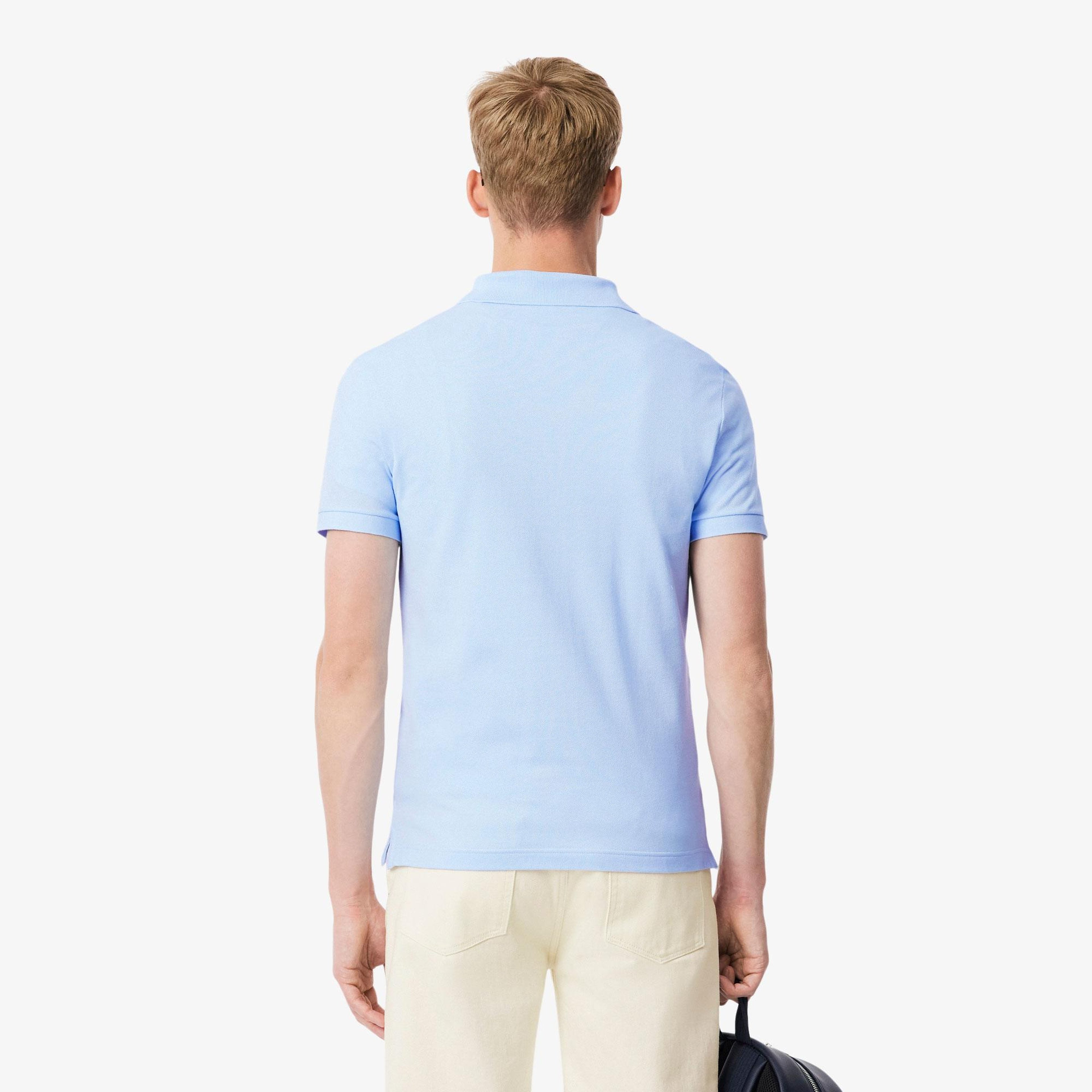 Lacoste L.12.12 Erkek Slim Fit Açık Mavi Polo