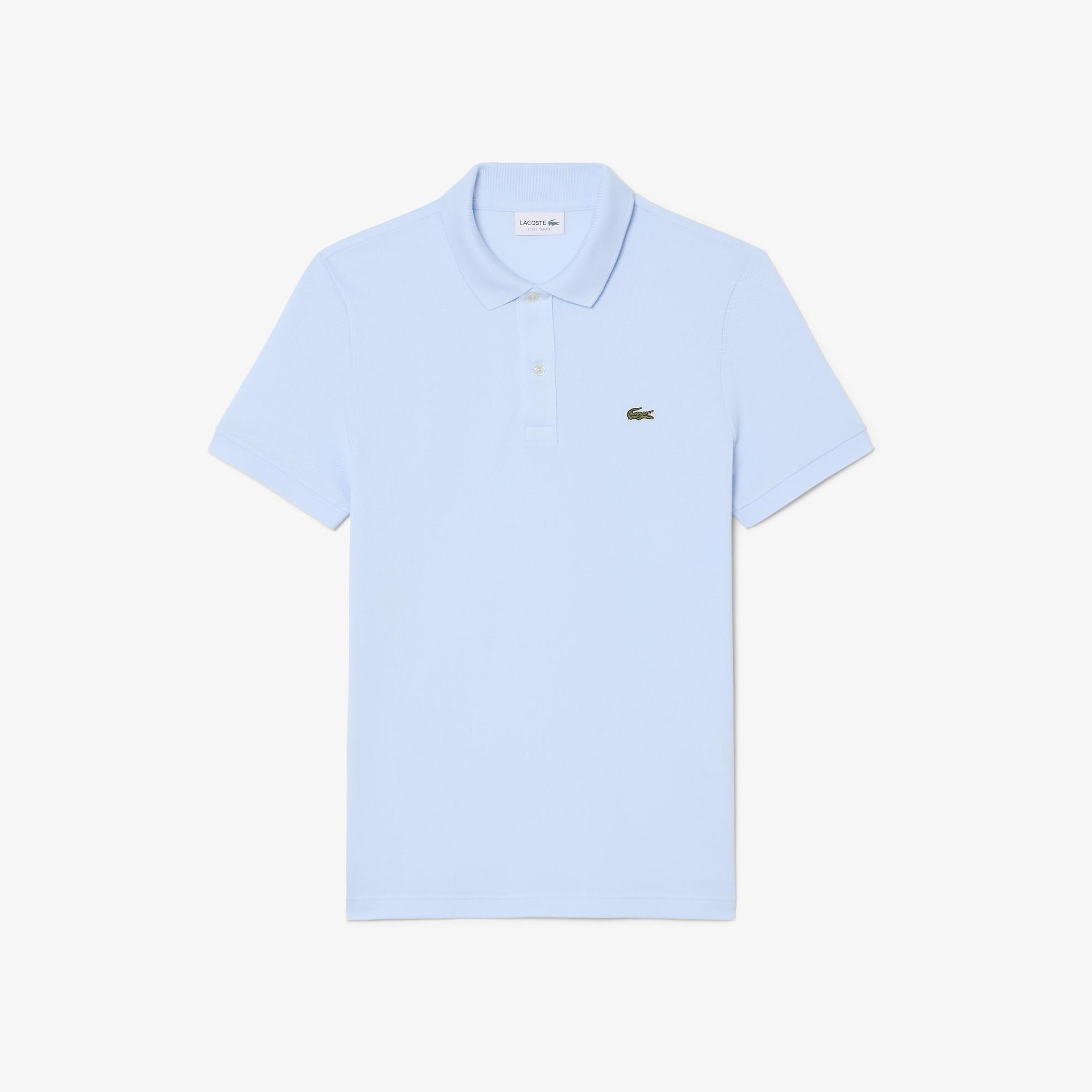 Lacoste L.12.12 Erkek Slim Fit Açık Mavi Polo