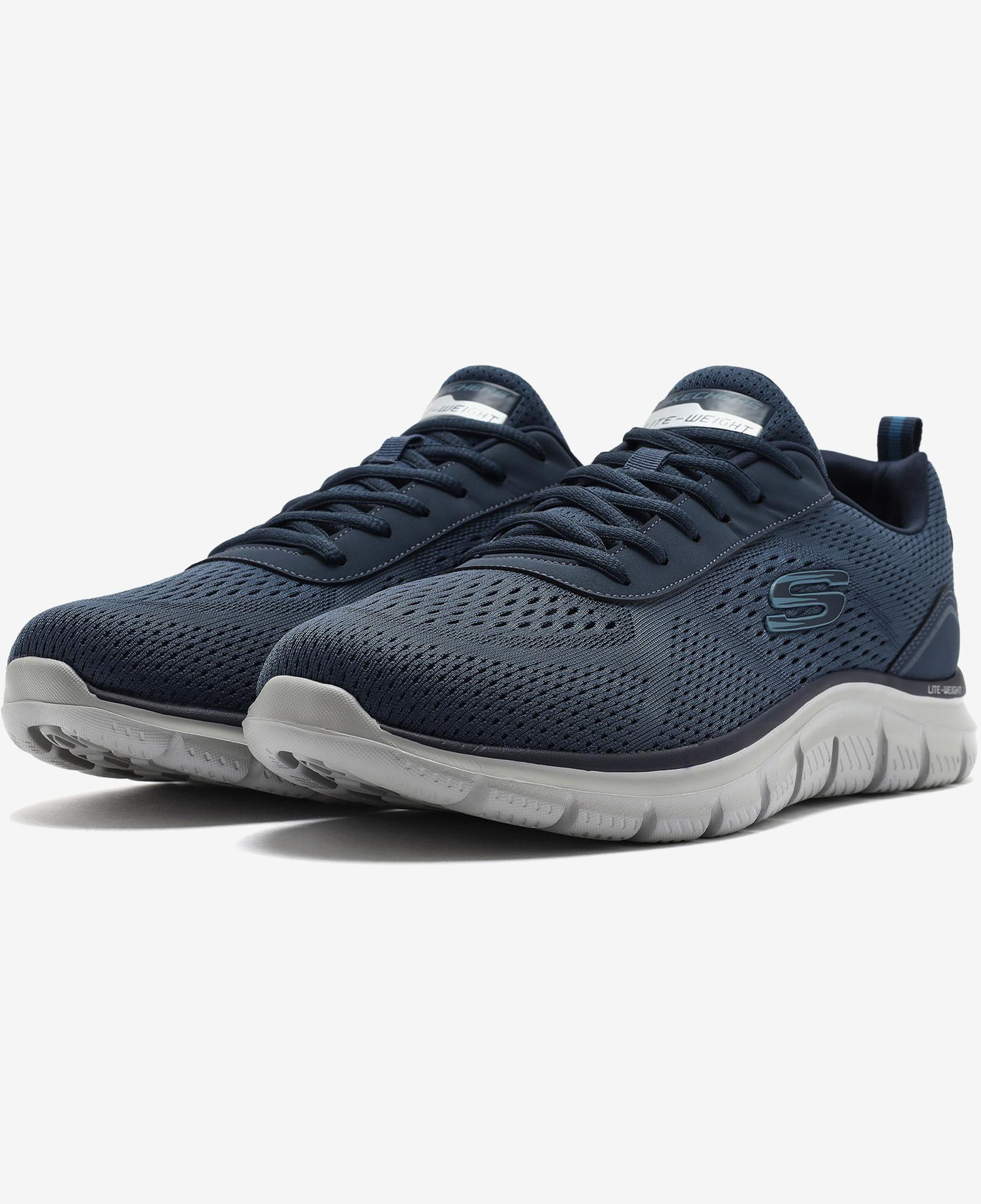 Skechers Track-leshur Erkek Mavi Spor Ayakkabı