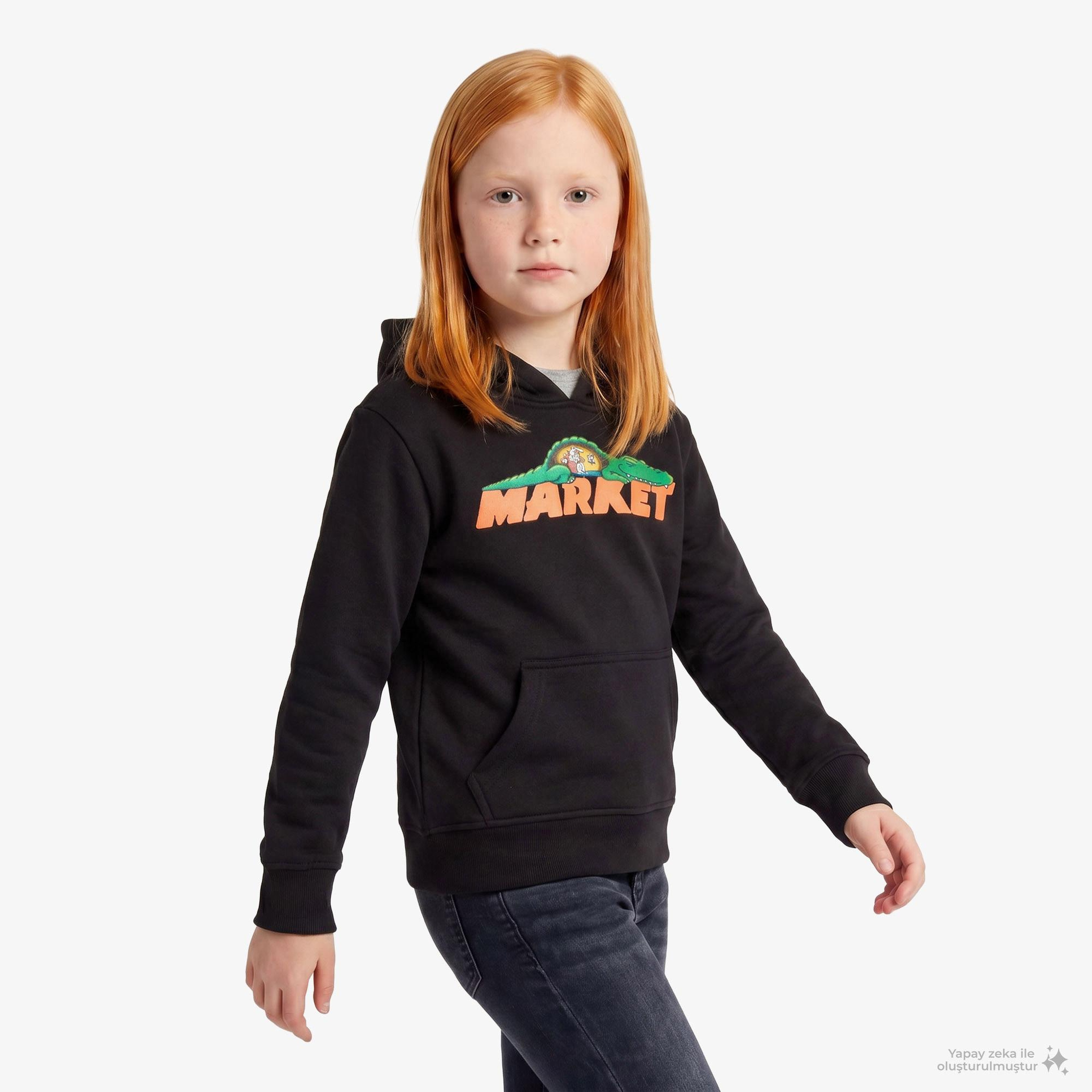 Market Belly Of The Beast Çocuk Siyah Sweatshirt