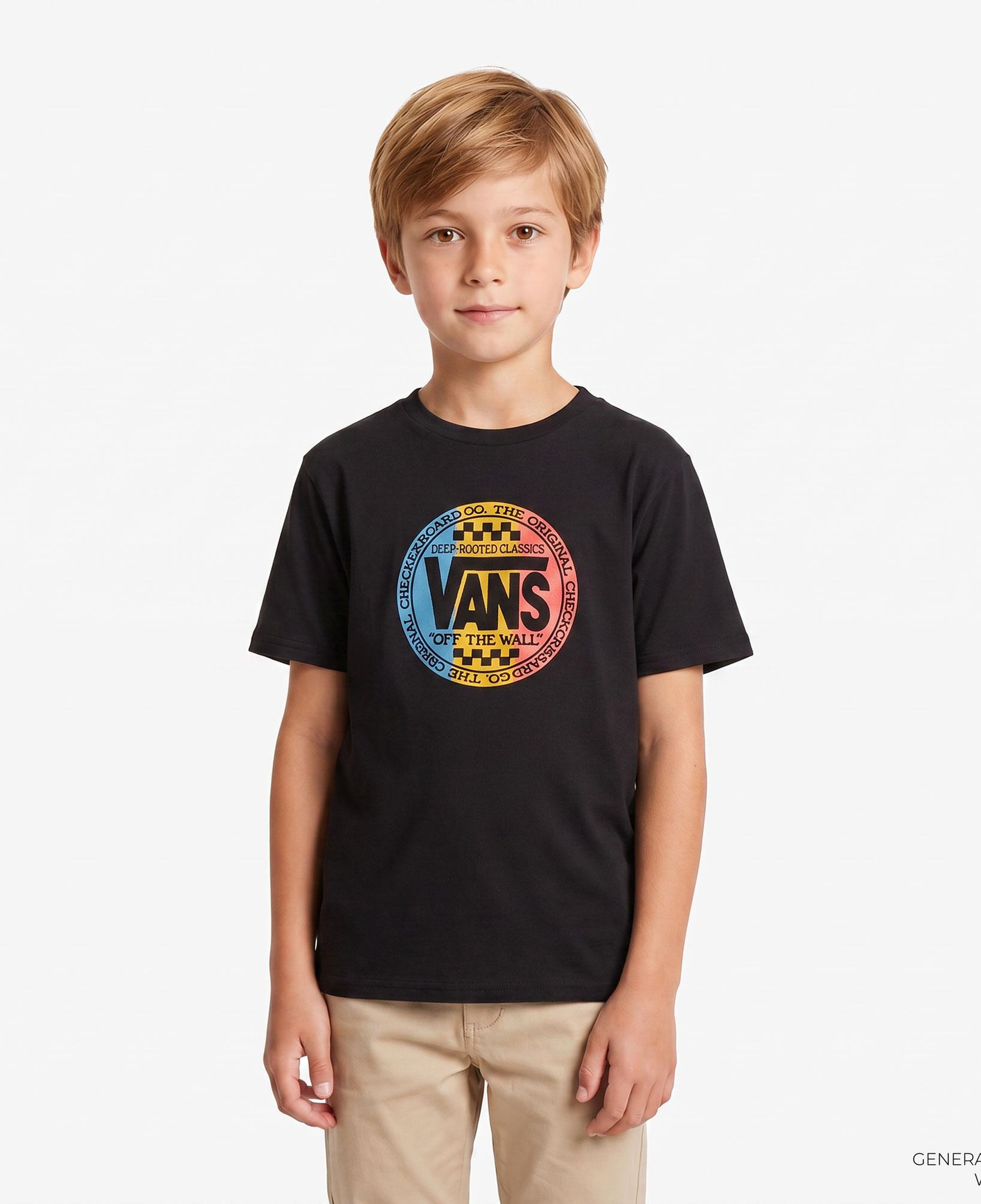 Vans Retro Co Ss Çocuk Siyah T-Shirt