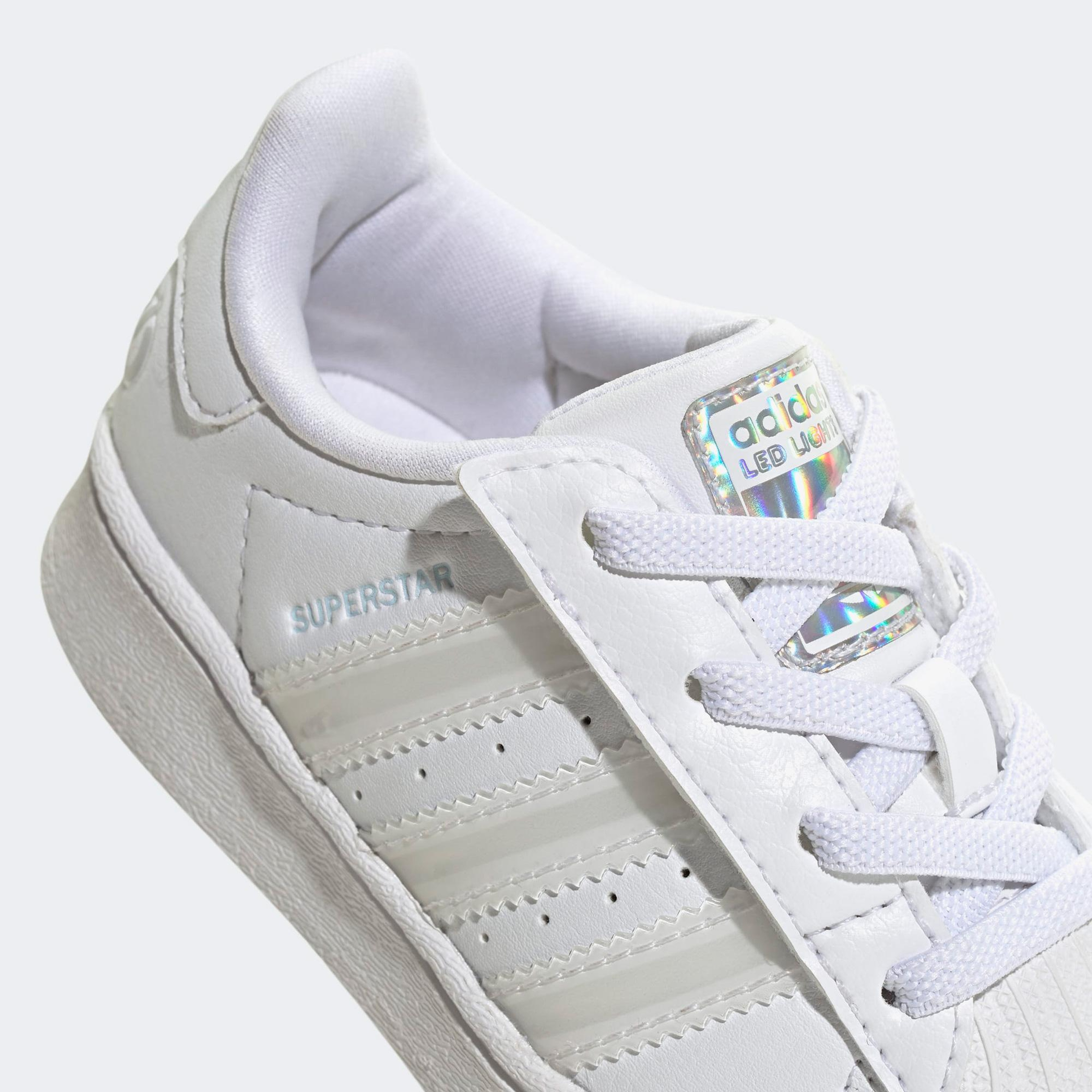 adidas Superstar Led Lights Bebek Beyaz Işıklı Spor Ayakkabı