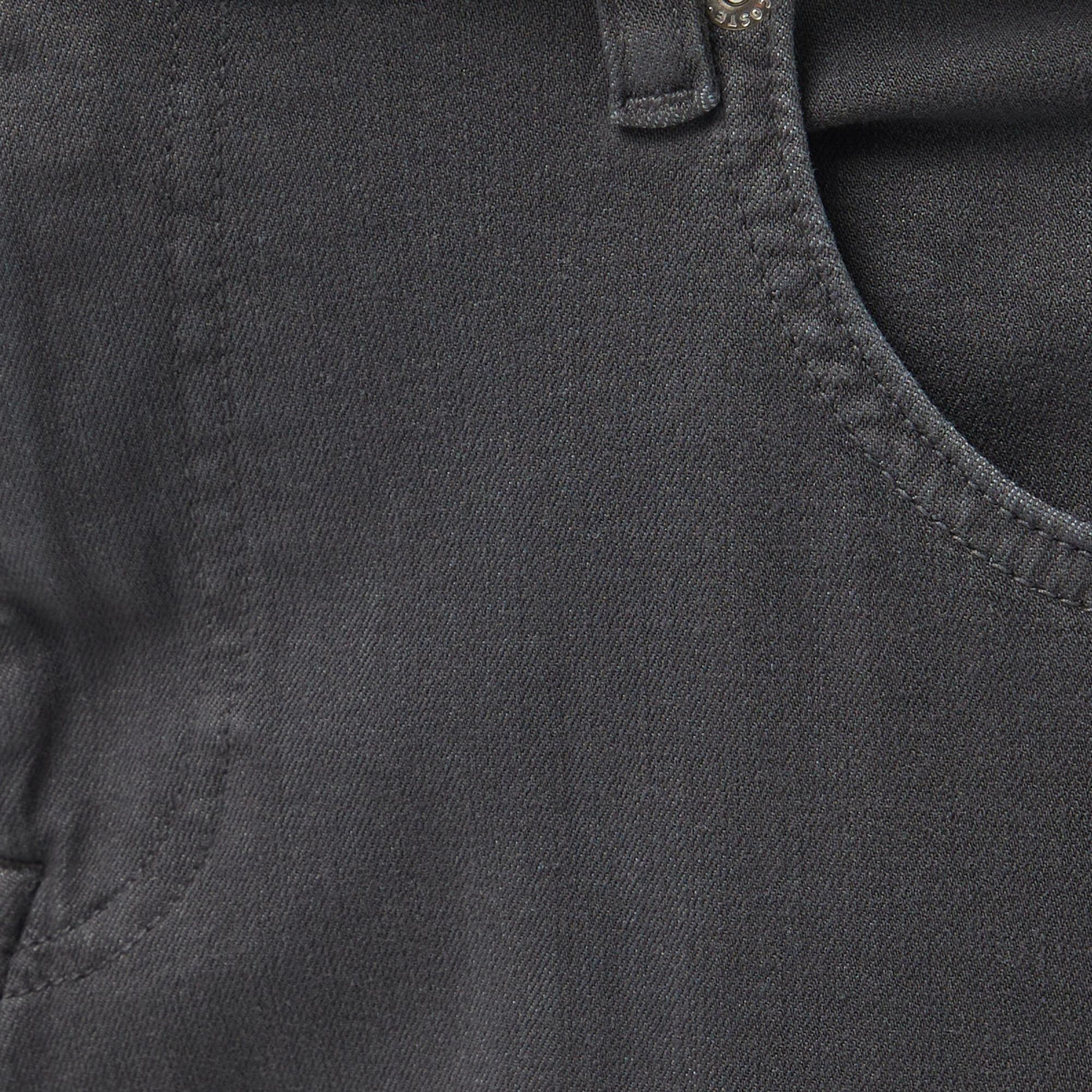 Erkek Slim Fit Gri Jean Pantolon