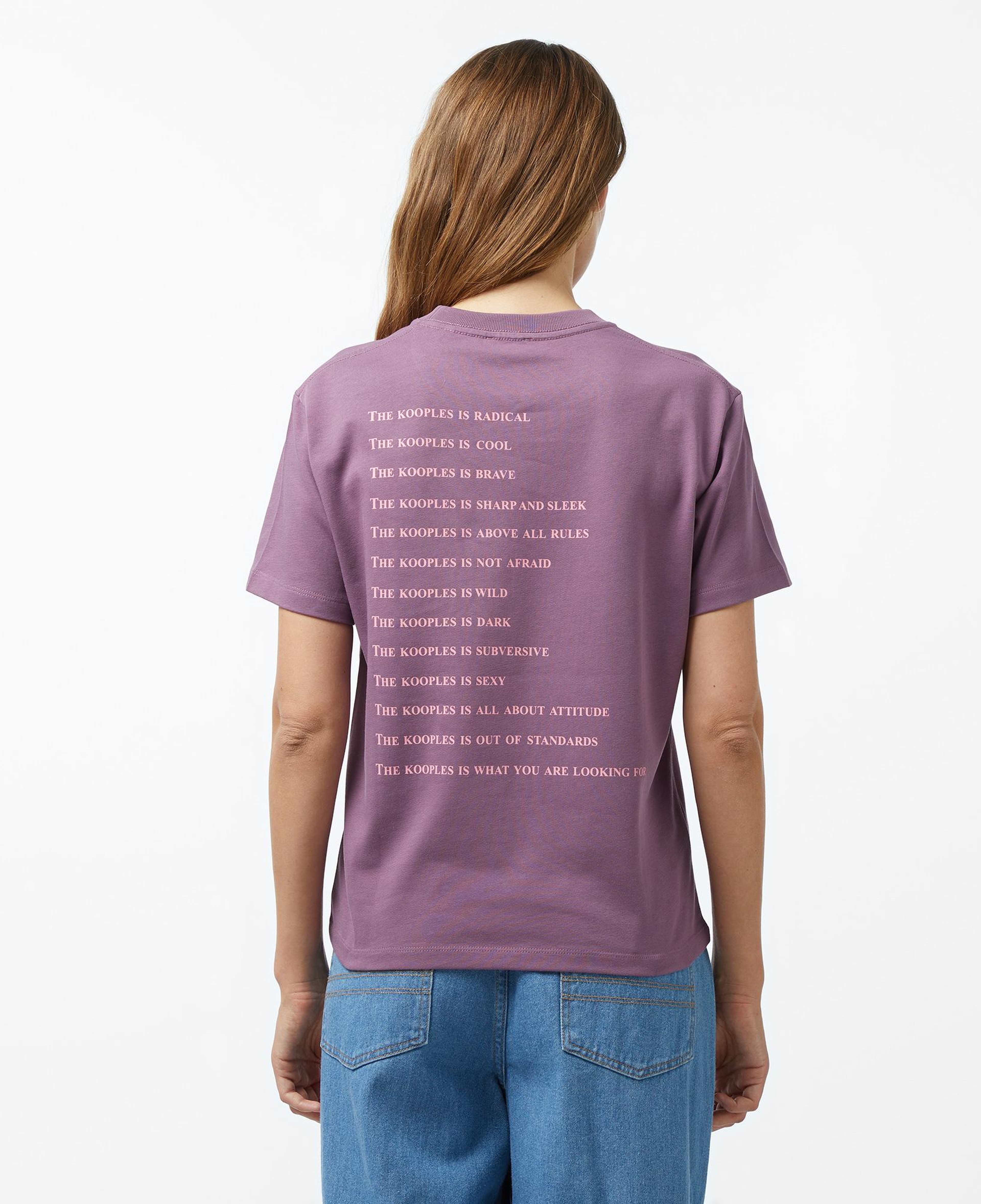 The Kooples Classic Erkek Mor T-Shirt