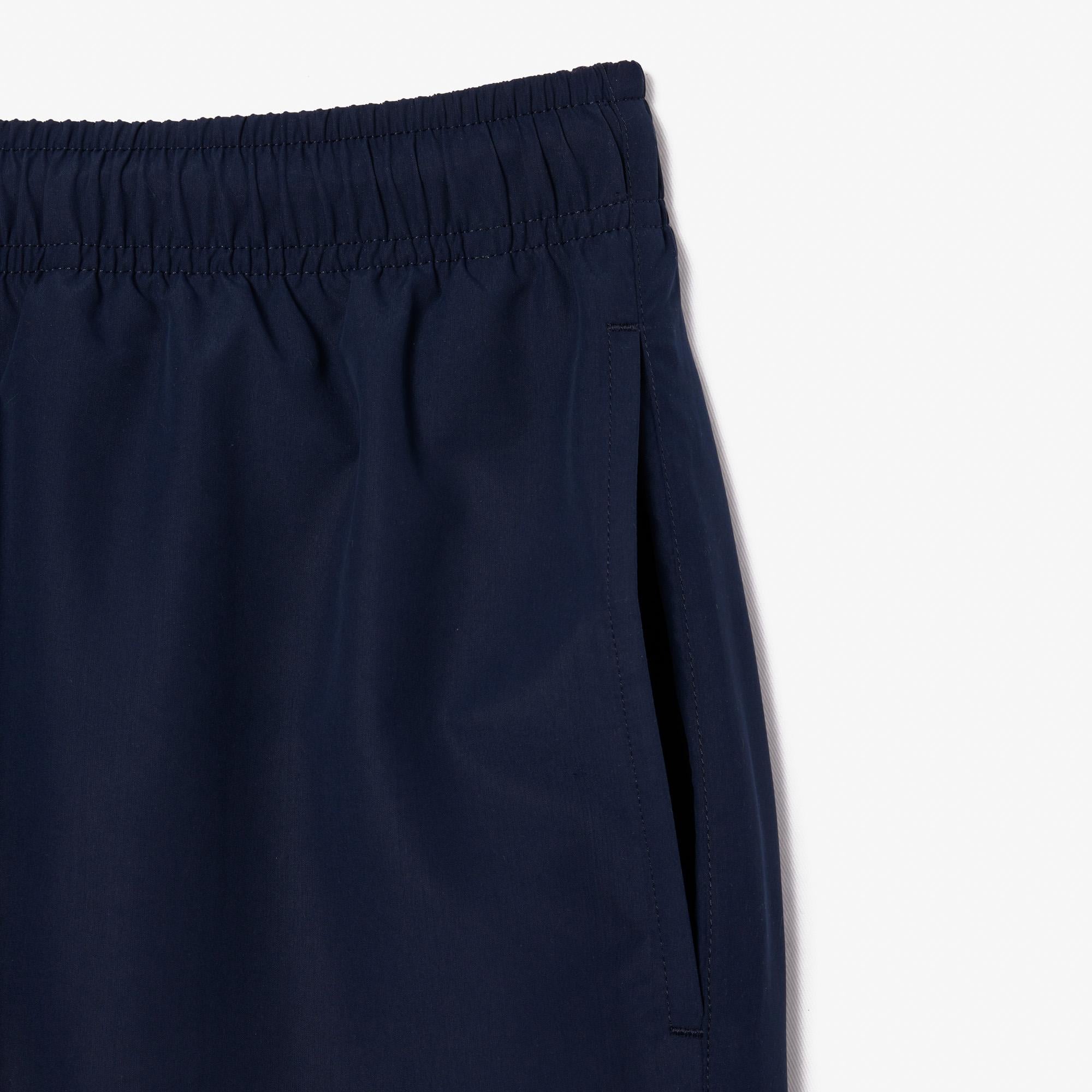Lacoste Erkek Baskılı Lacivert Deniz Şortu