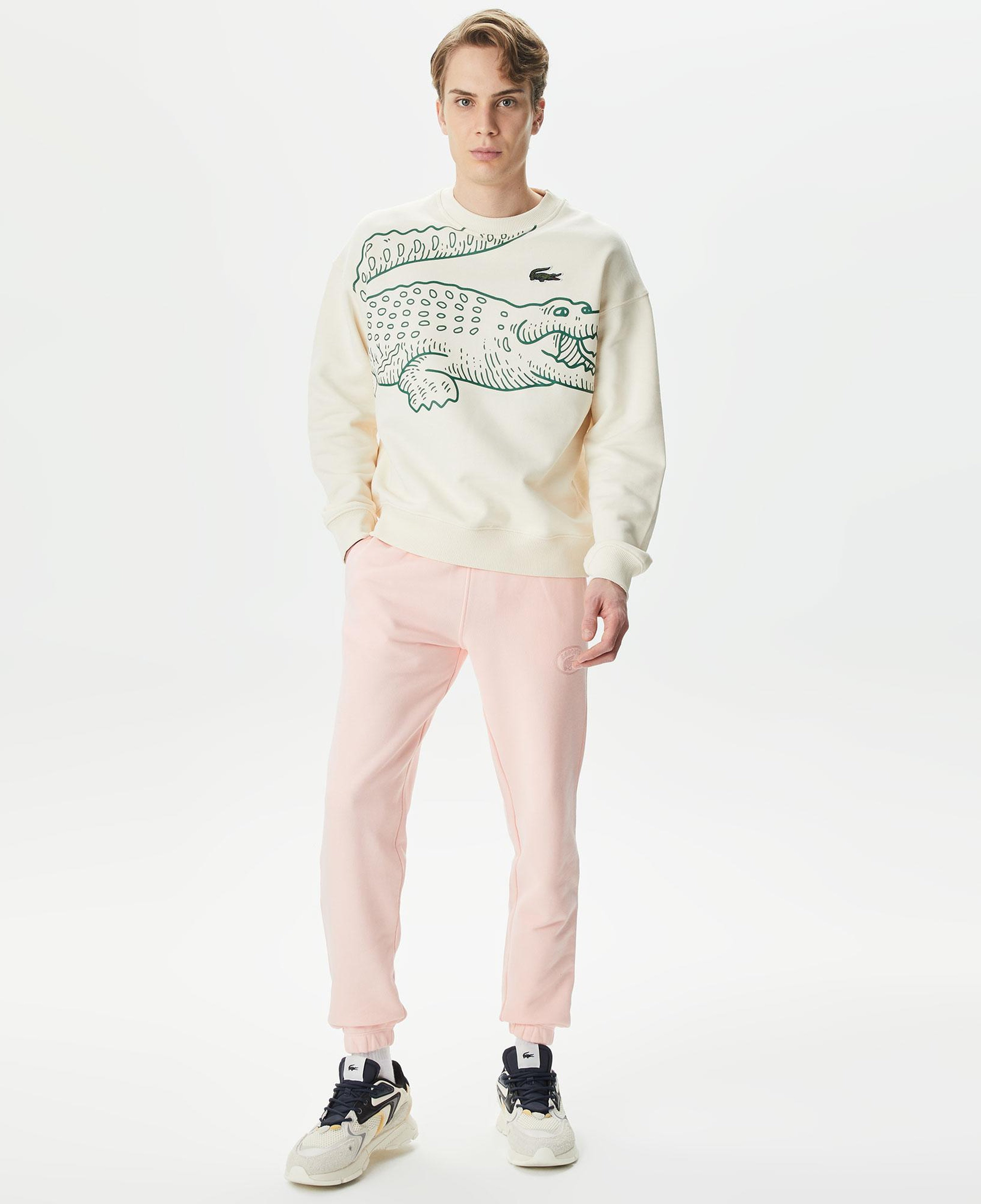 Lacoste Embroidered Kadın Pembe Eşofman Altı
