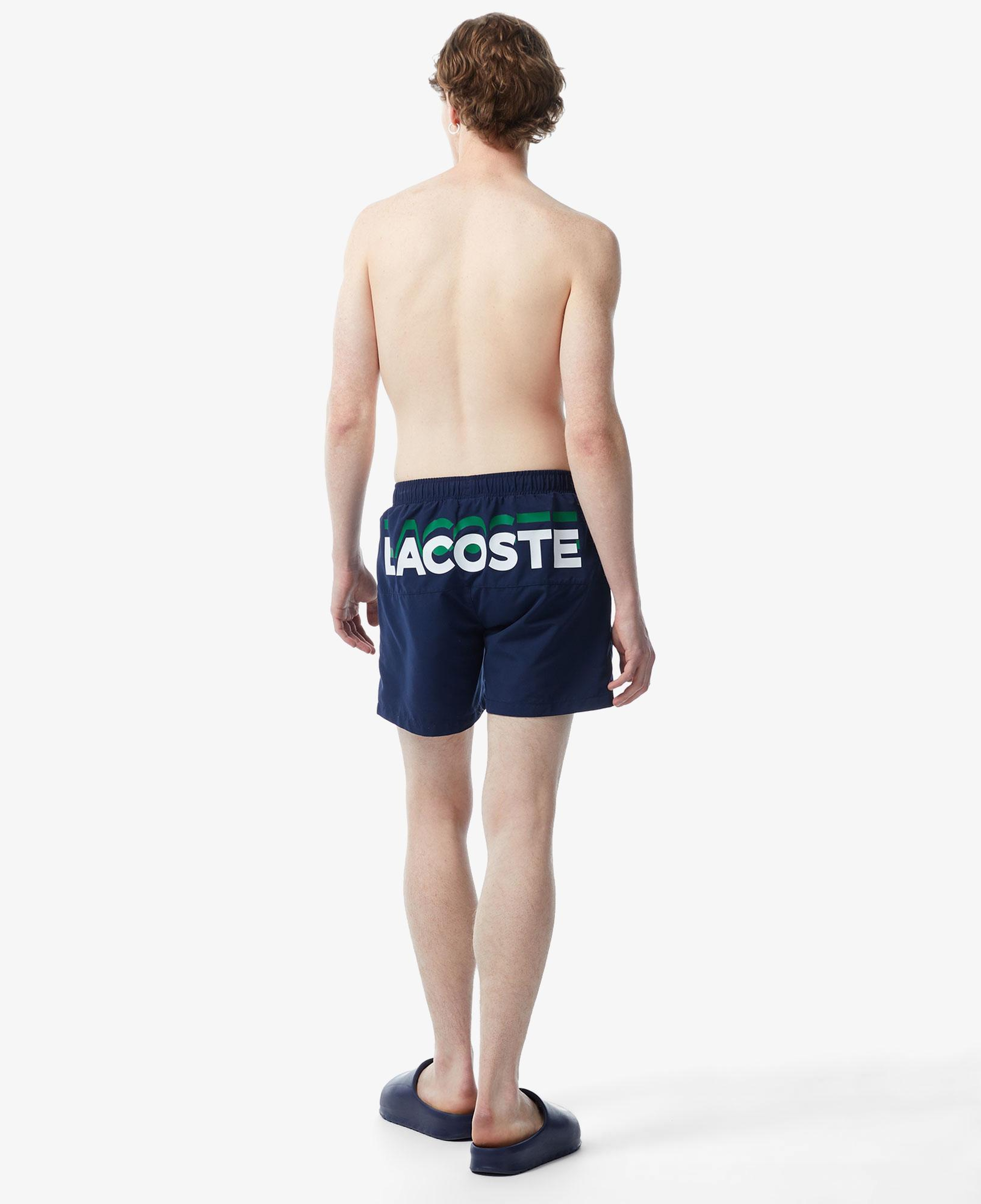 Lacoste Baskılı Erkek Lacivert Deniz Şortu