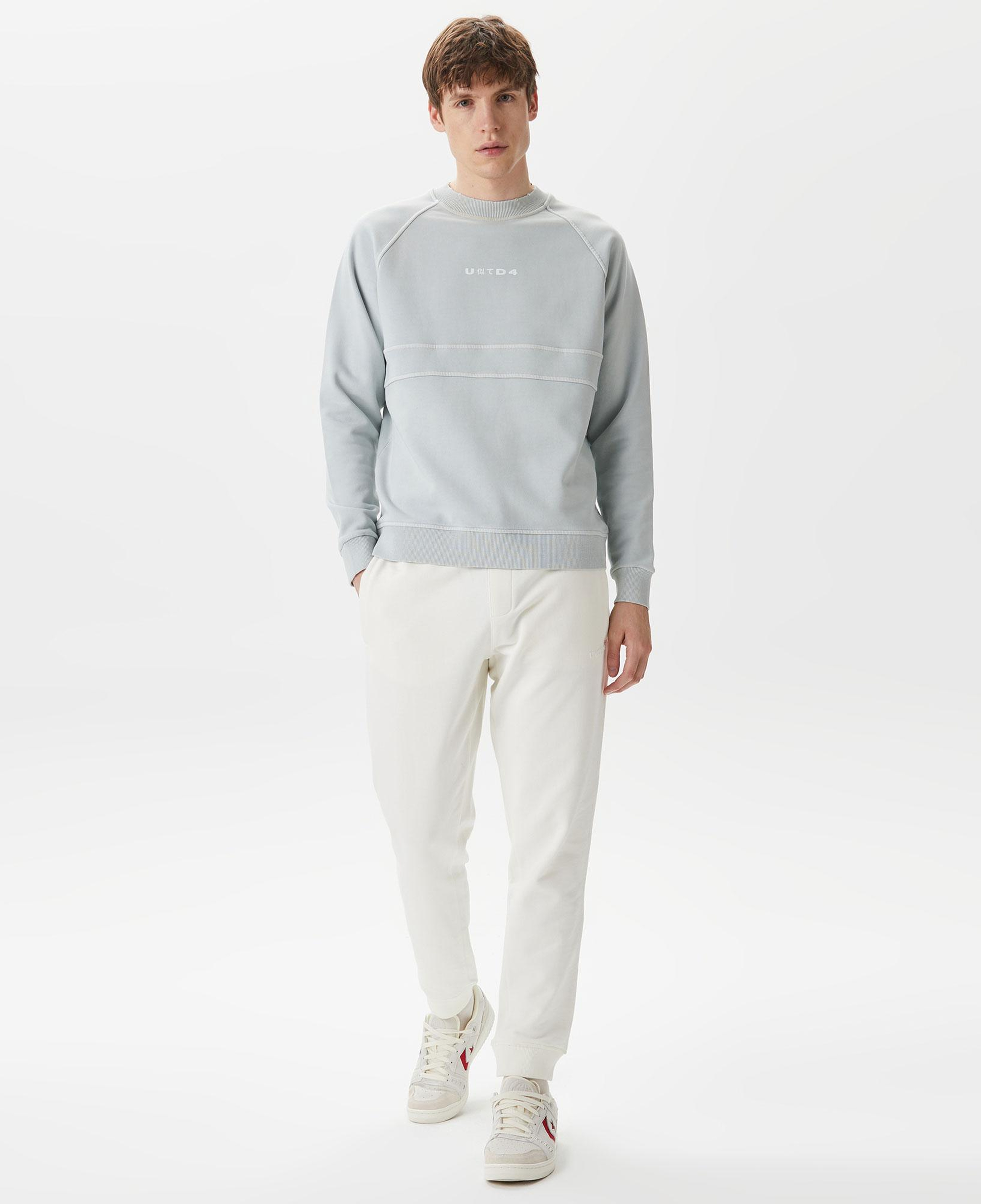 UNITED4 Classic Erkek Gri Sweatshirt