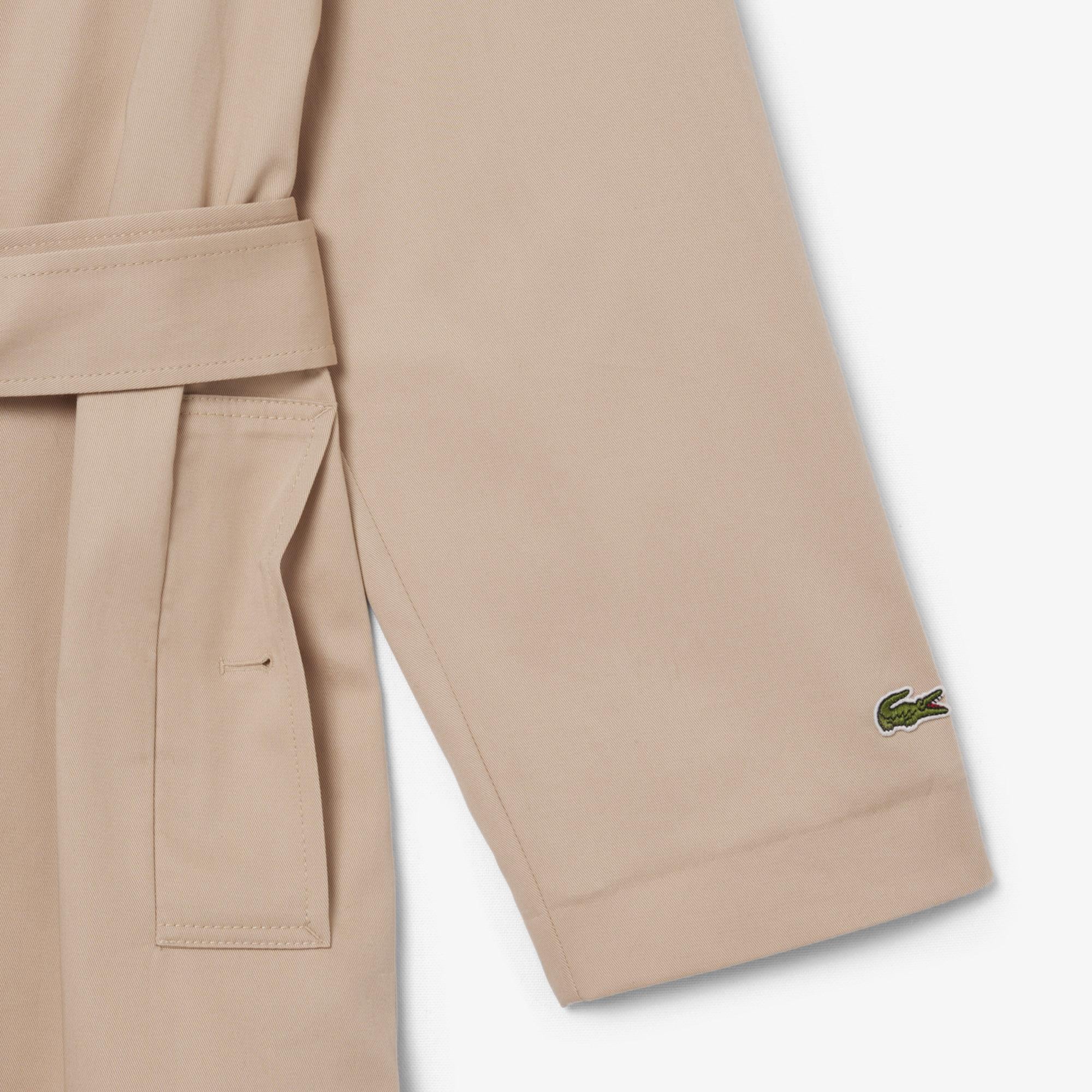 Lacoste Kadın Oversize Fit Bej Trençkot