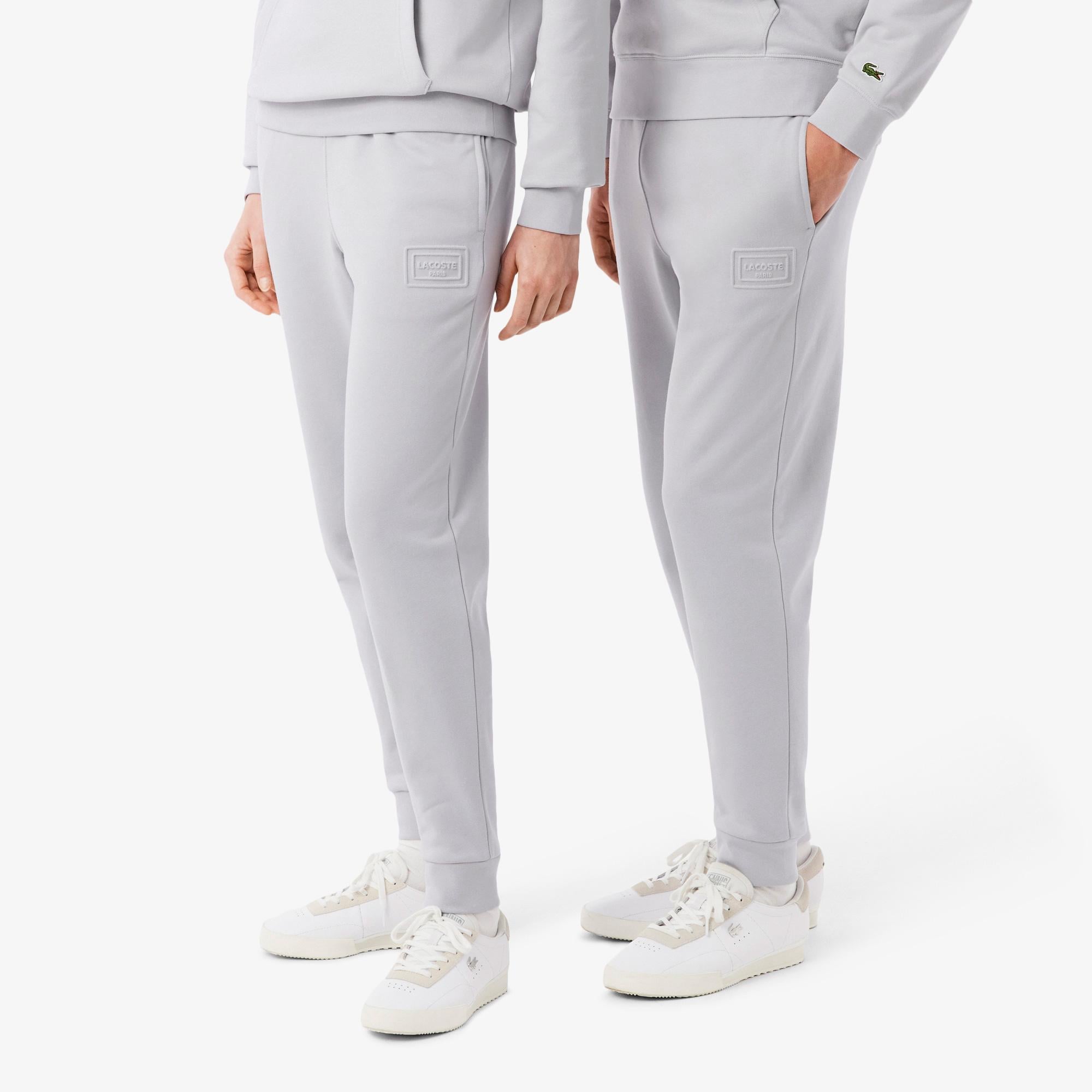 Unisex Tapered Fit Gri Eşofman Altı