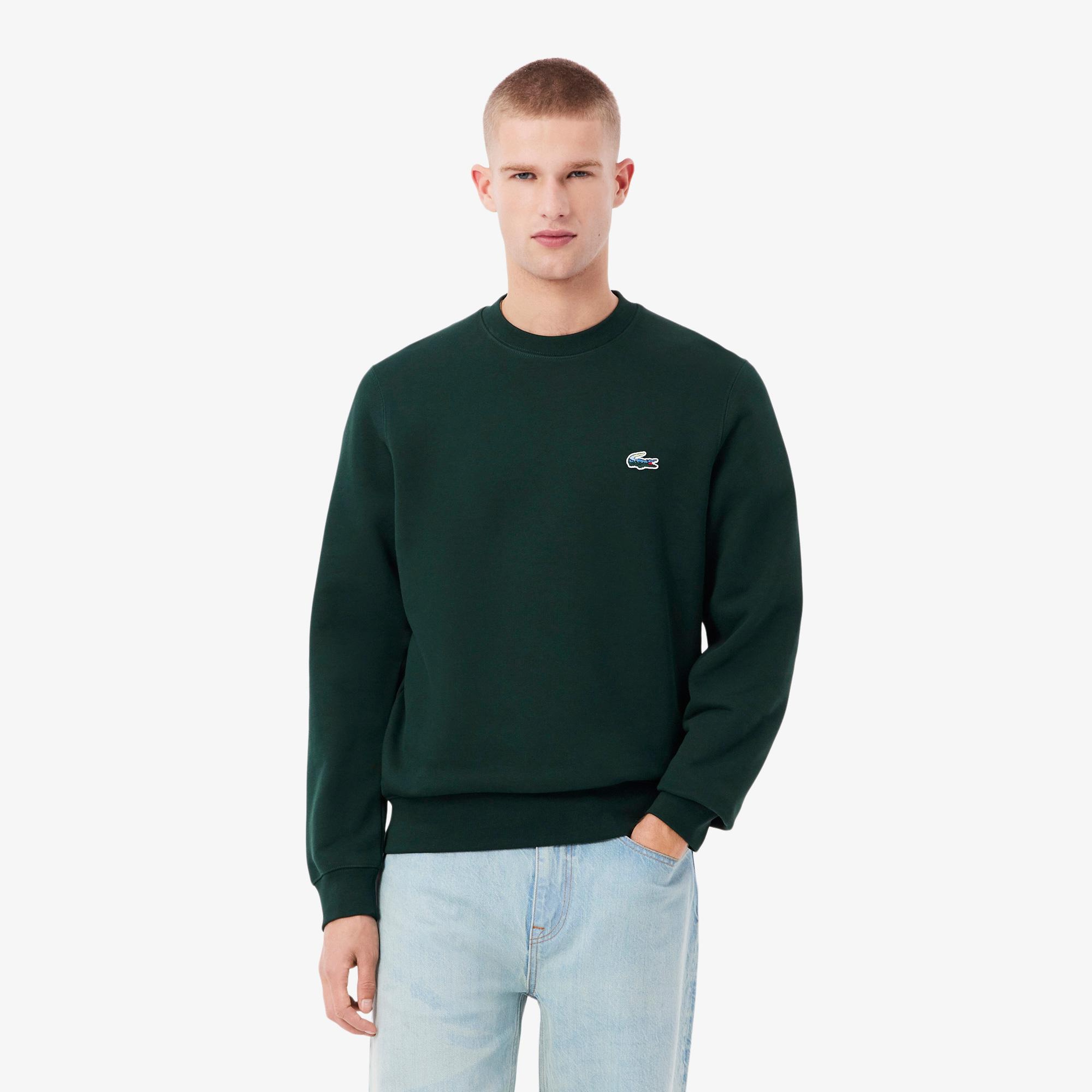 Lacoste Landscape Crocodile Fleece Sweatshirt