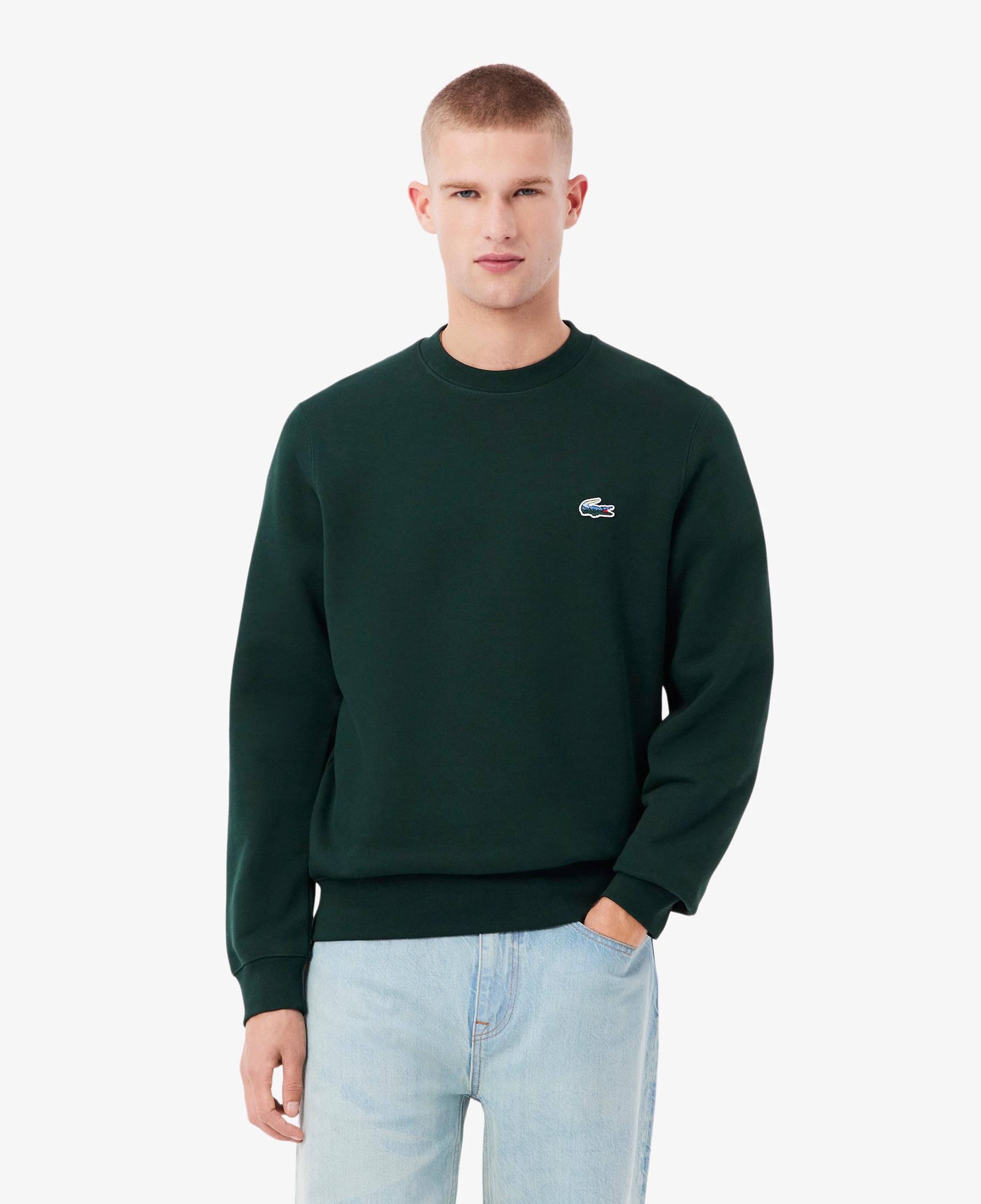 Lacoste Landscape Crocodile Fleece Sweatshirt