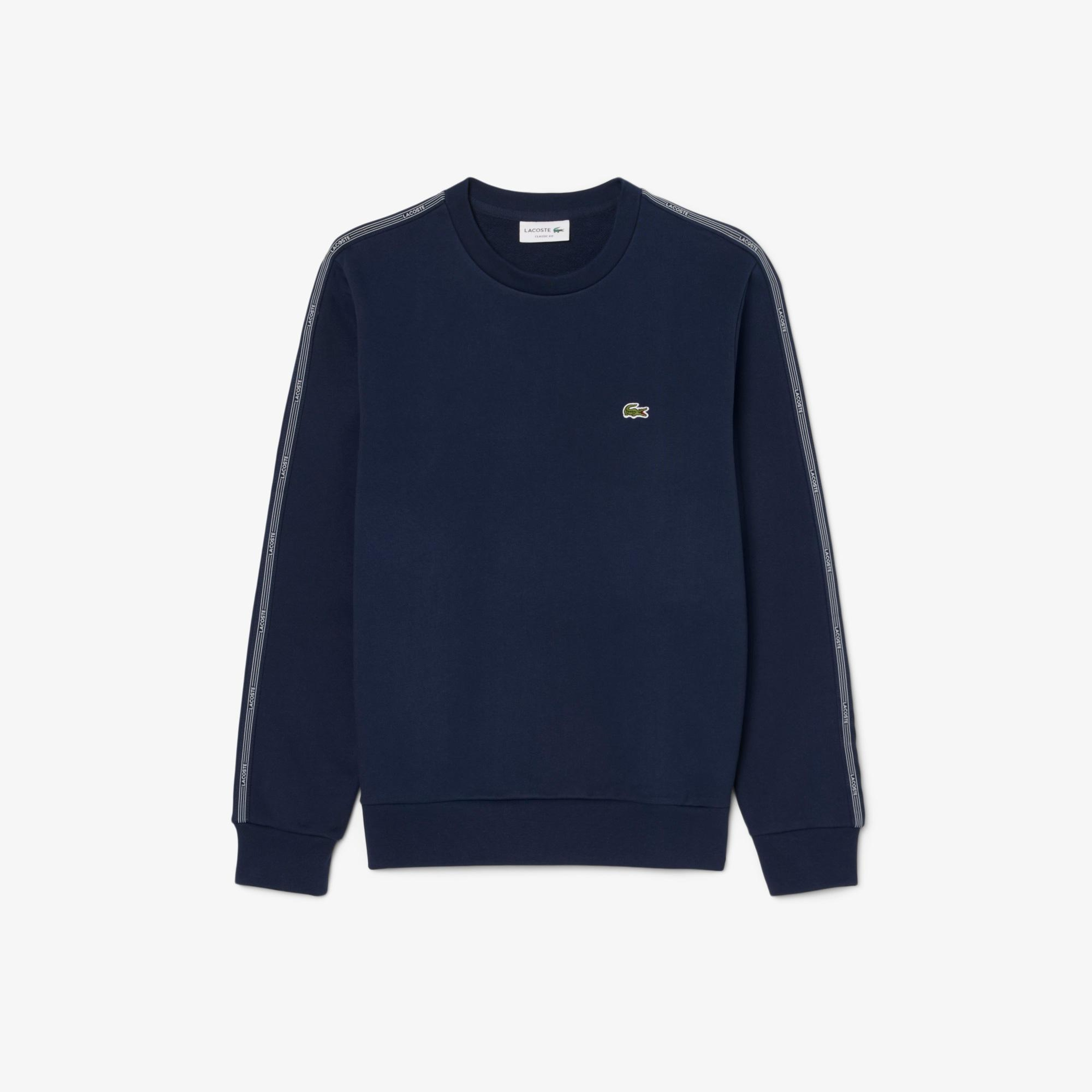 Lacoste Erkek Classic Fit Bisiklet Yaka Lacivert Sweatshirt