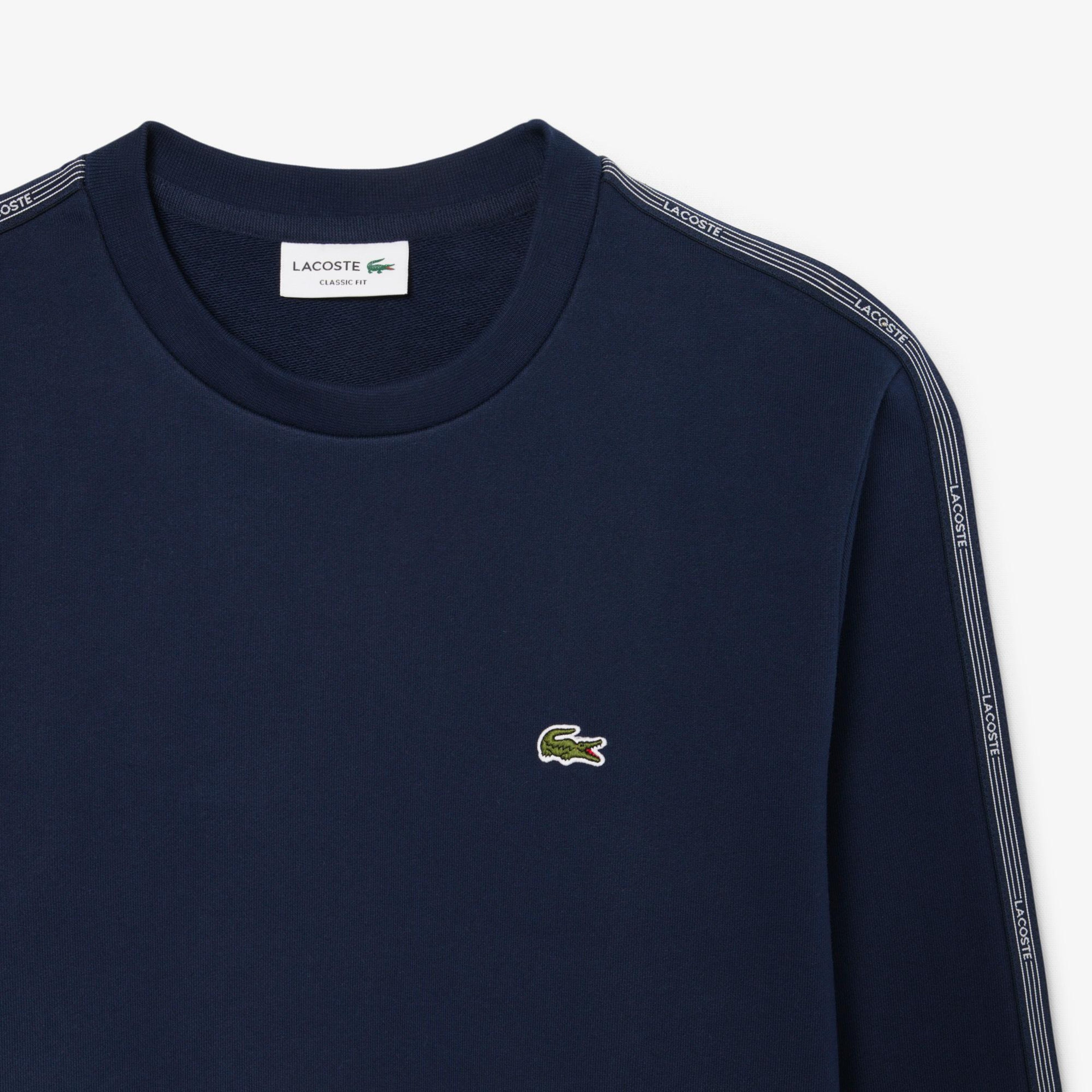 Lacoste Erkek Classic Fit Bisiklet Yaka Lacivert Sweatshirt