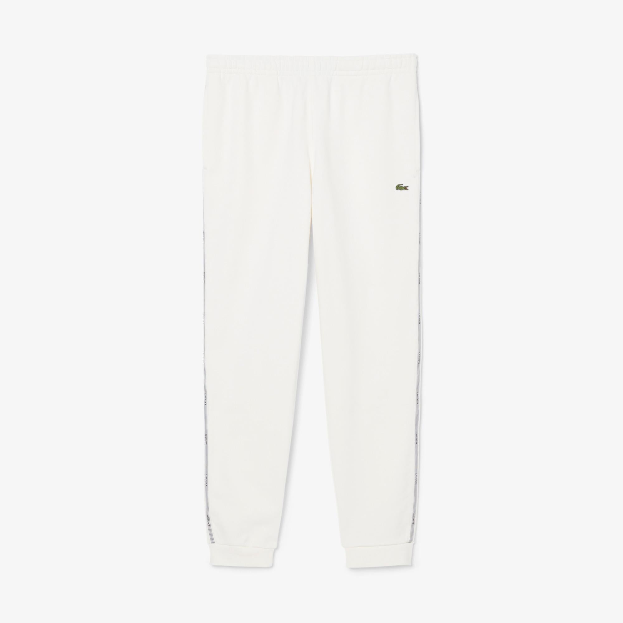 Lacoste Erkek Tapered Fit Beyaz Eşofman Altı