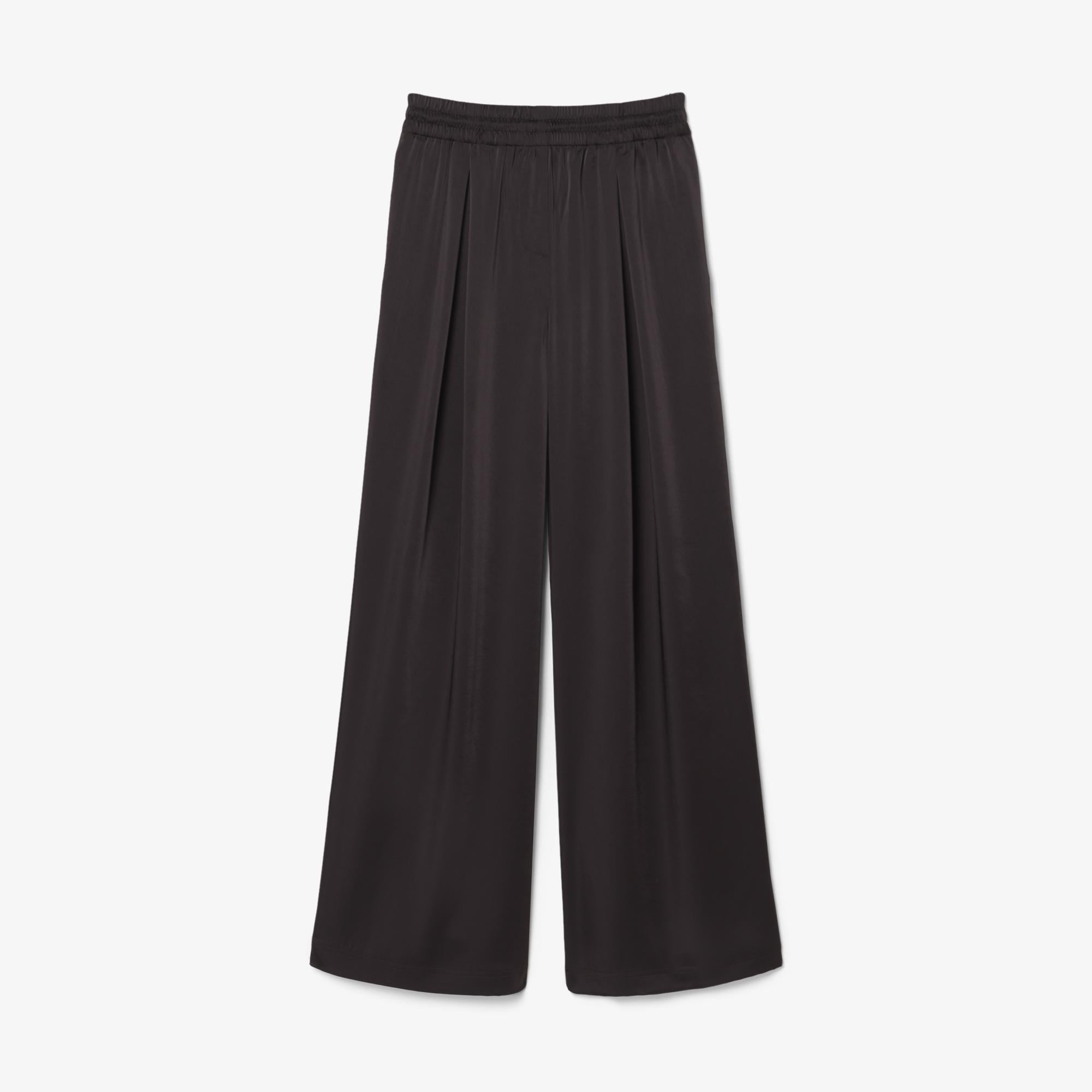 Lacoste Kadın Oversize Fit Kahverengi Pantolon