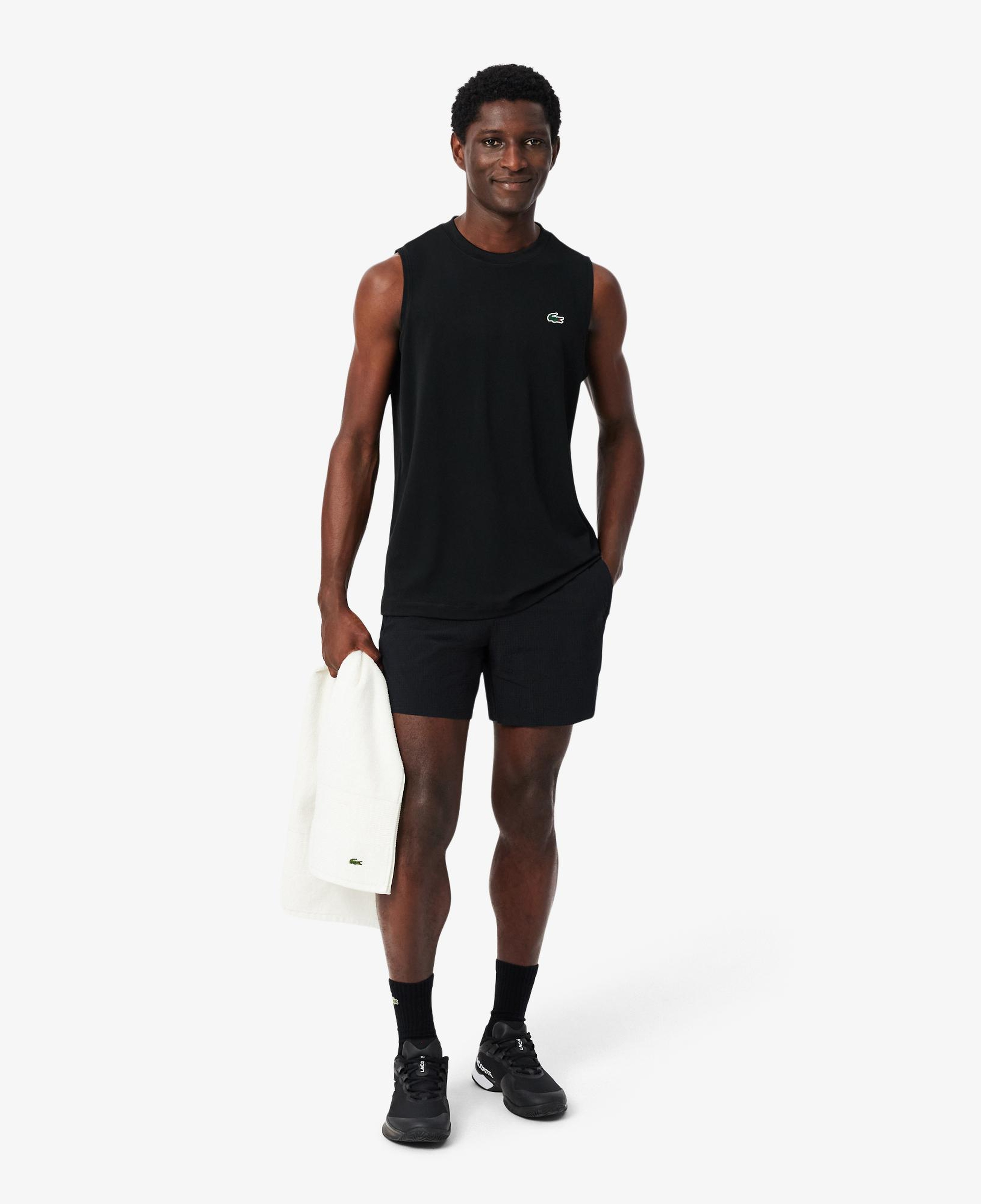 Erkek Relaxed Fit Siyah Şort