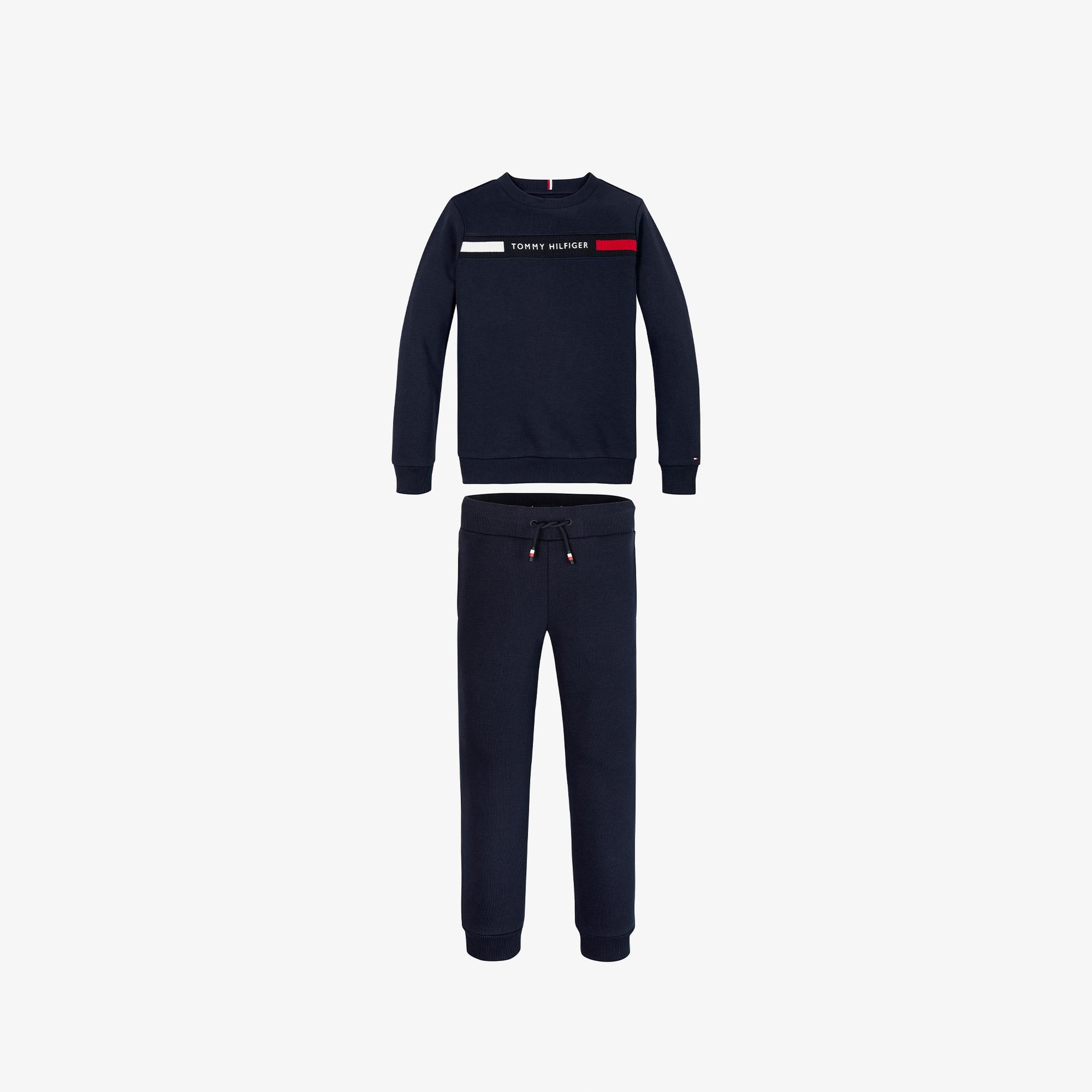 Tommy Jeans Logo Çocuk Lacivert Eşofman Takımı
