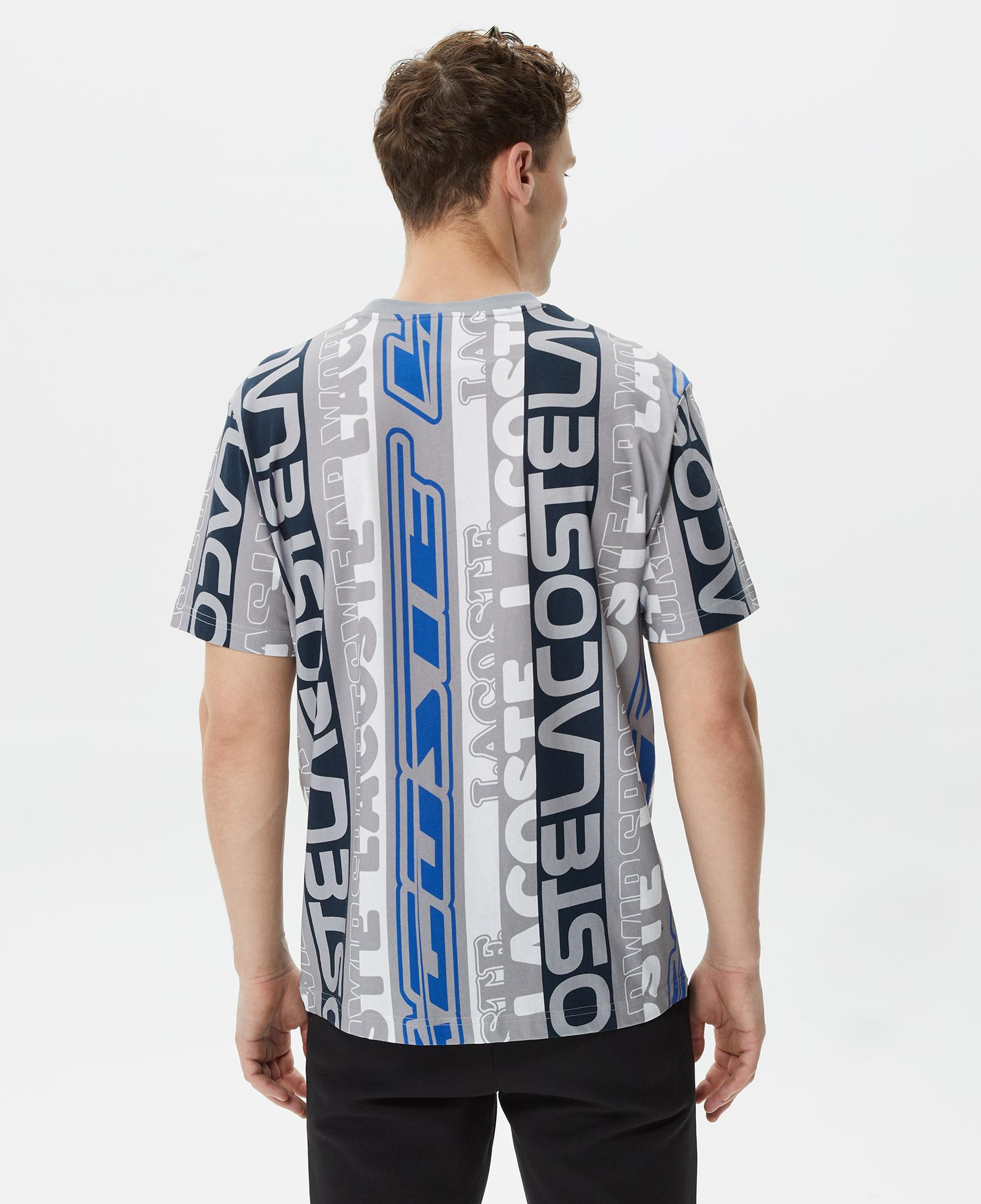 Erkek Regular Fit Bisiklet Yaka Baskılı Gri T-Shirt