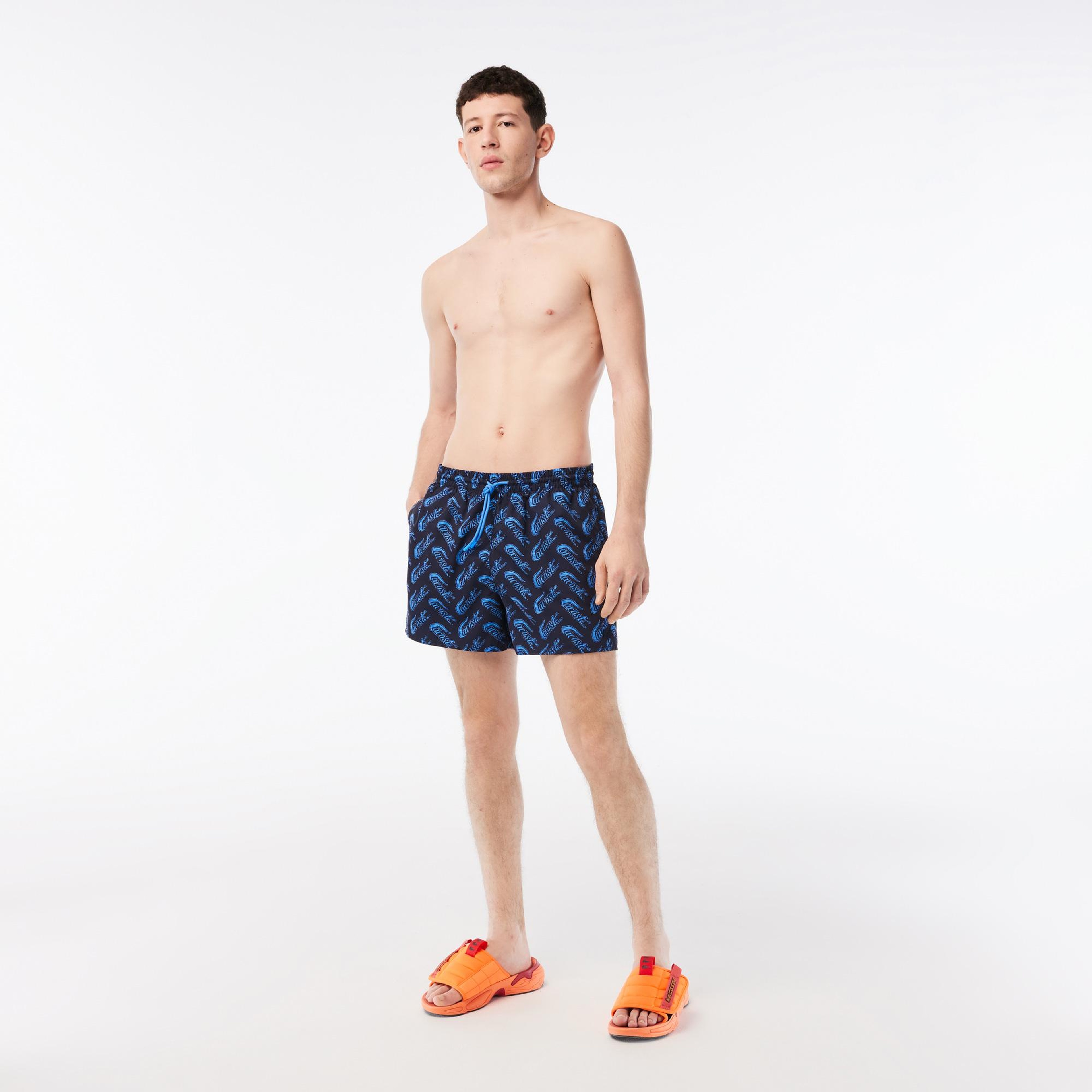 Lacoste Essentials Erkek Lacivert Deniz Şortu
