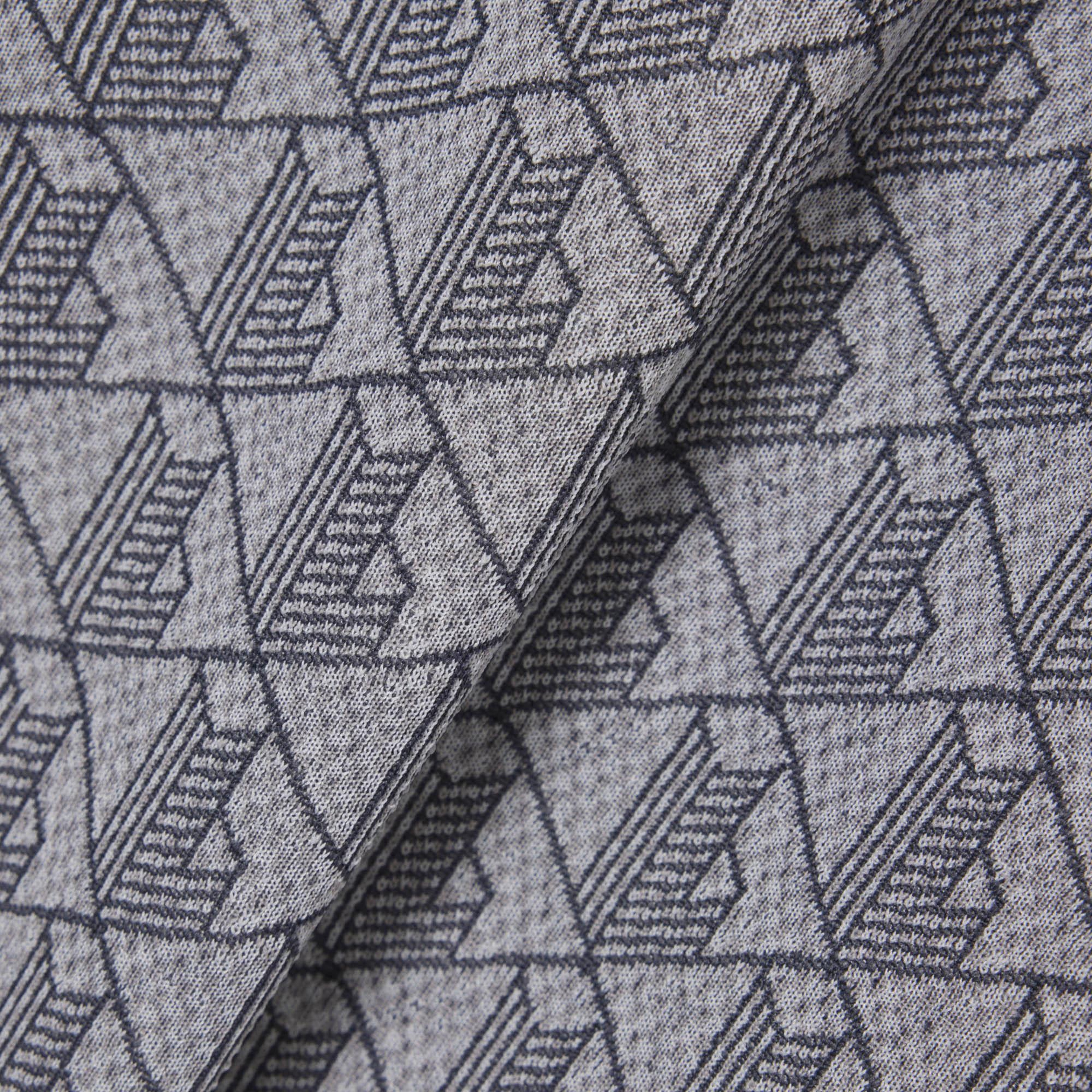 Lacoste Erkek Regular Fit Fermuarlı Monogram Gri Sweatshirt