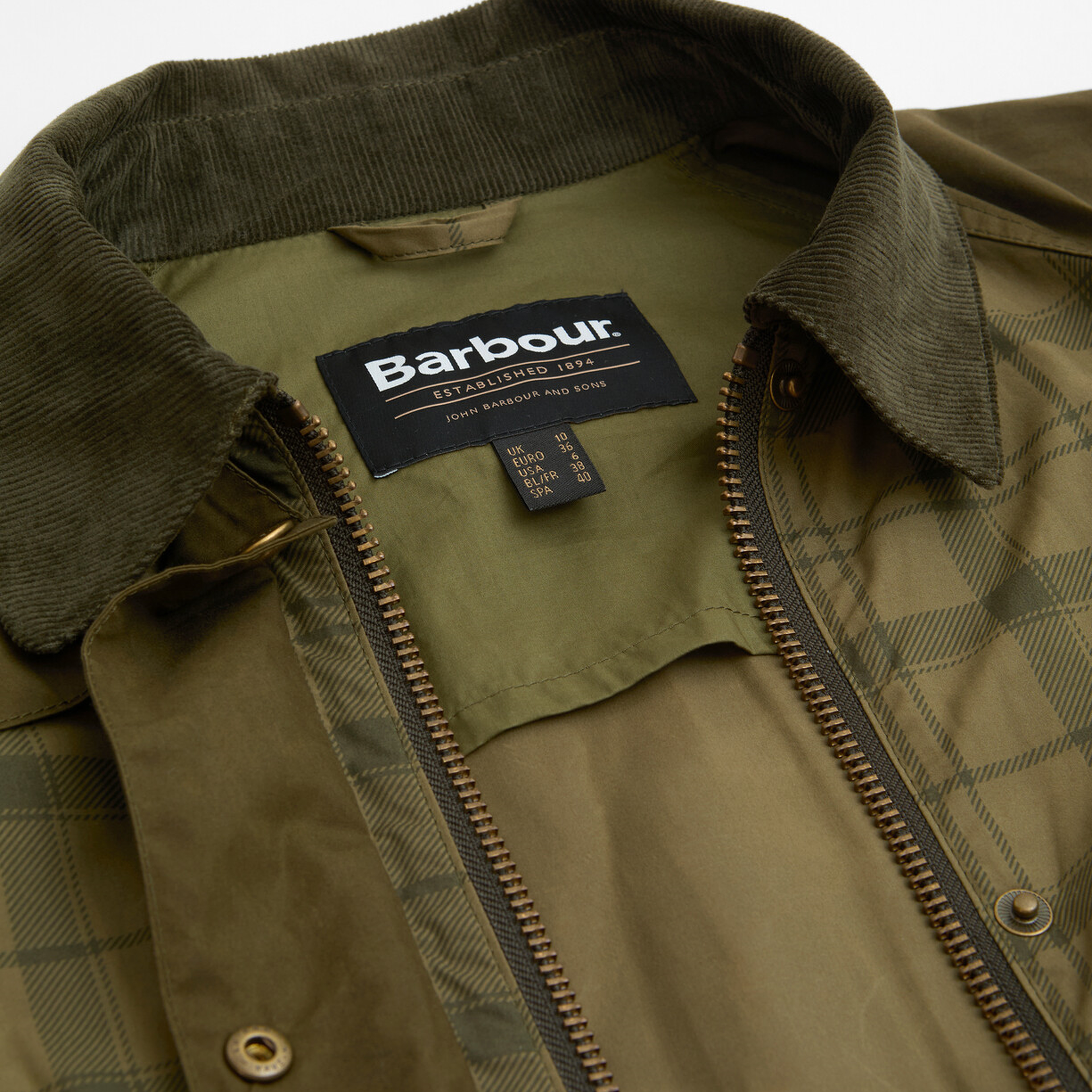 Barbour Modern Tartan Beadnell Casual Ceket