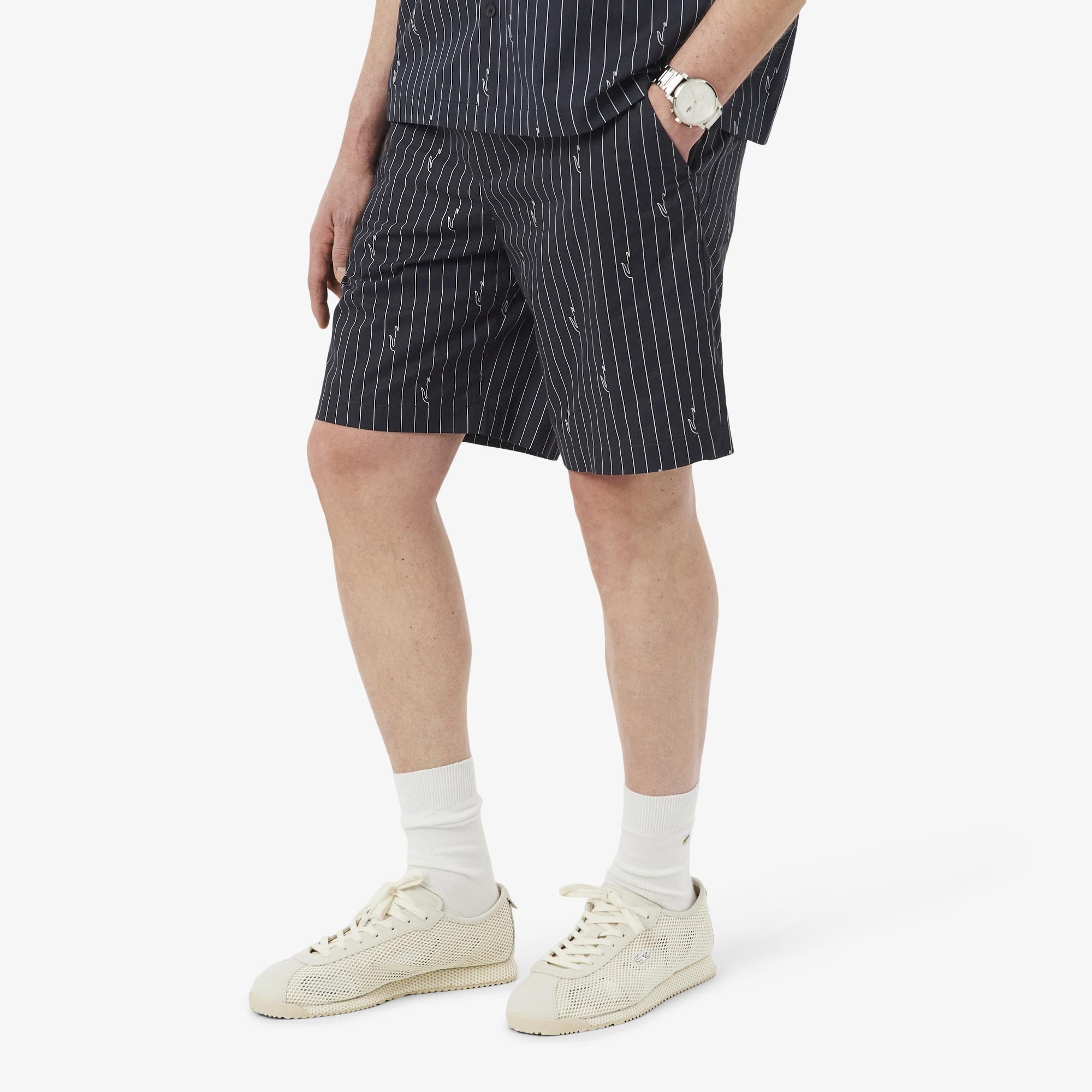 Lacoste Erkek Relaxed Fit Siyah Şort