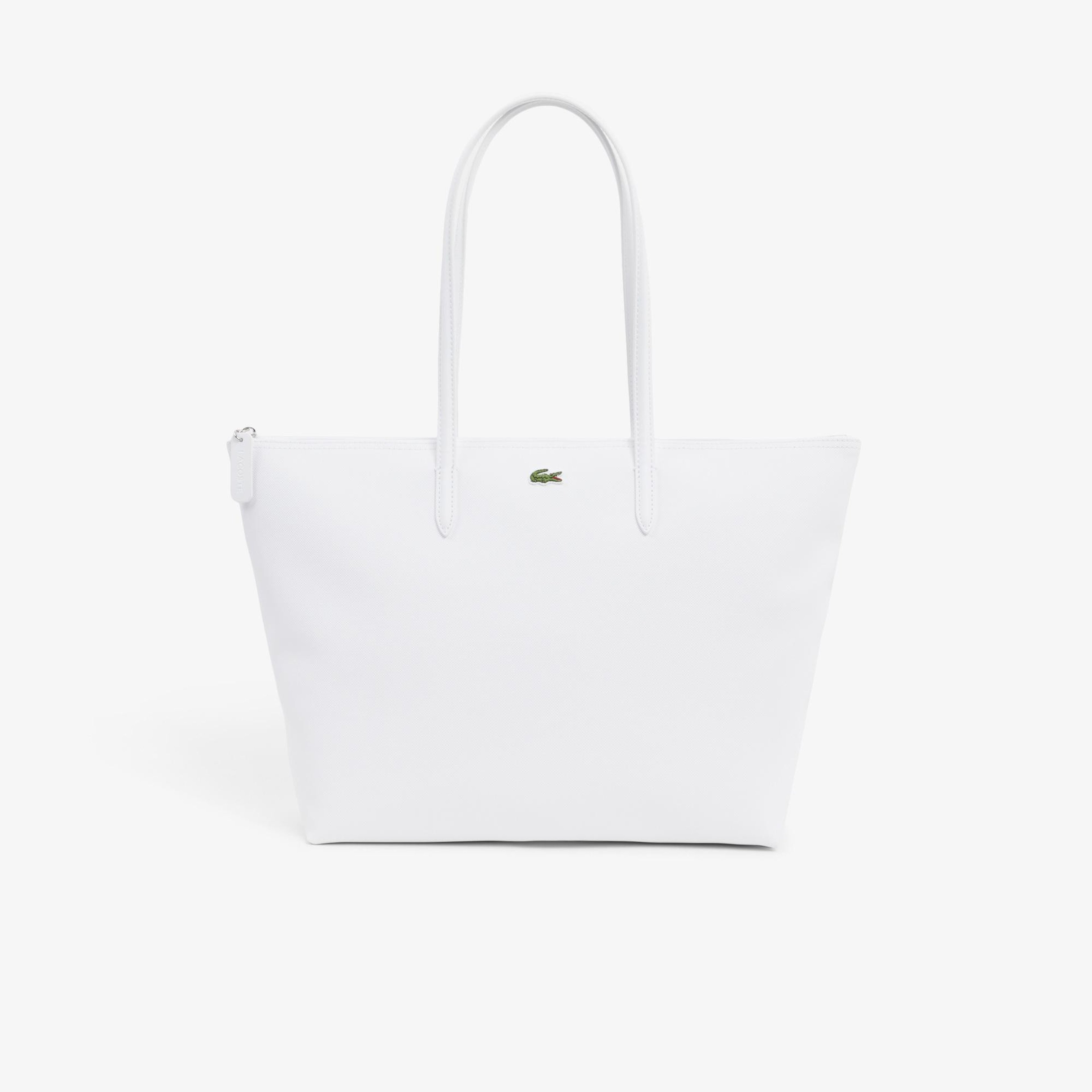Lacoste Large L.12.12 Kadın Beyaz Omuz Çantası