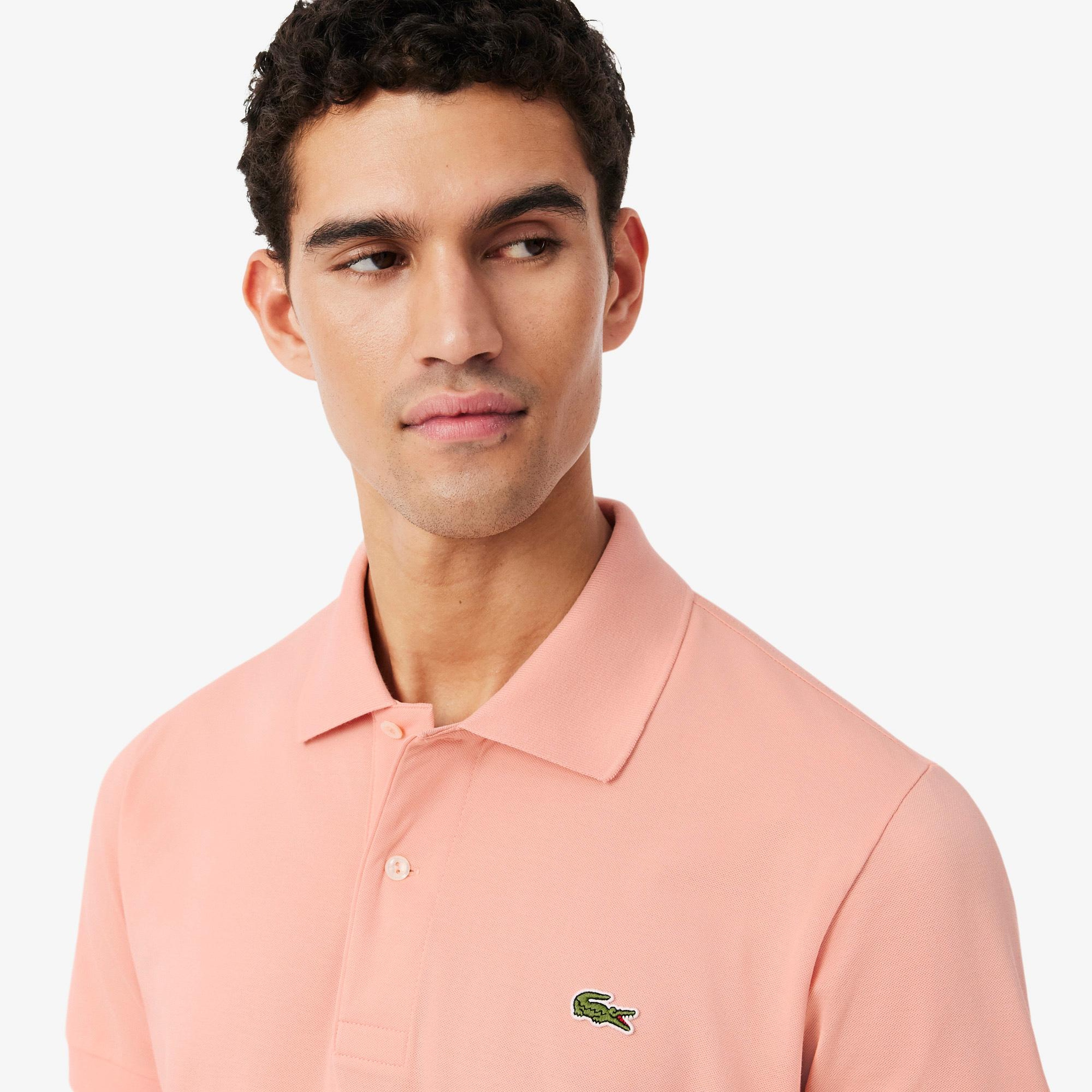 Lacoste L.12.12 Light Erkek Classic Fit Pembe Polo