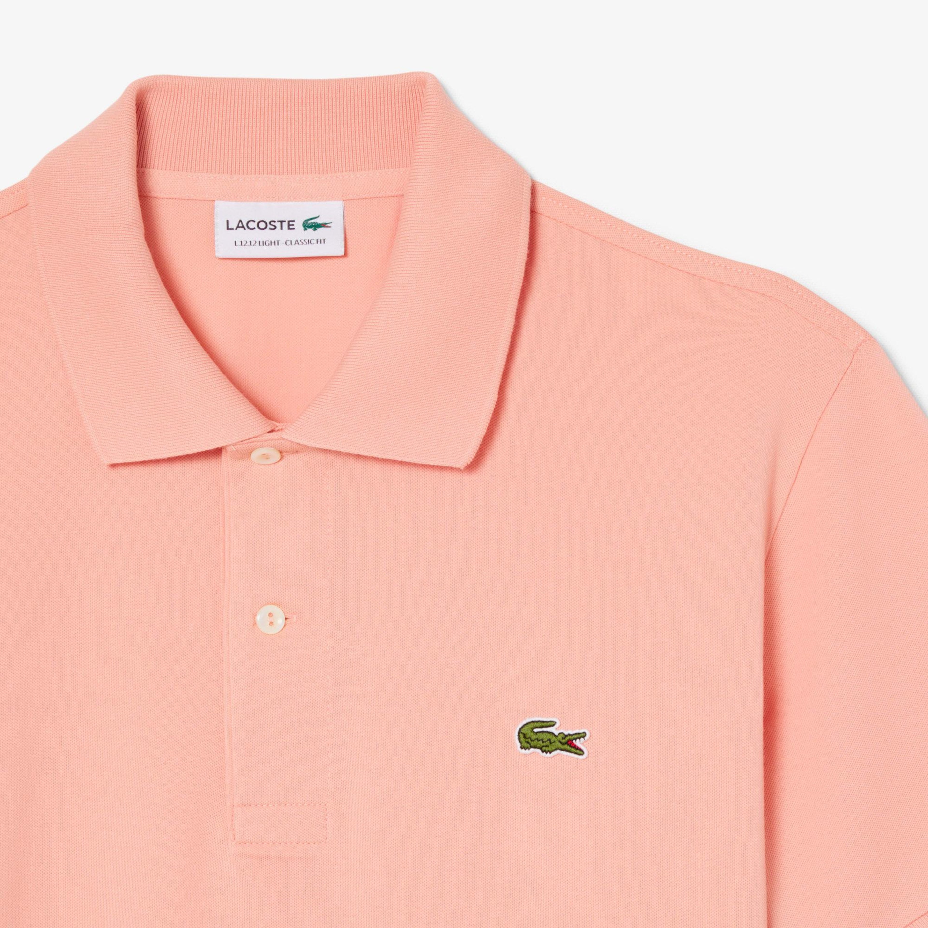 Lacoste L.12.12 Light Erkek Classic Fit Pembe Polo