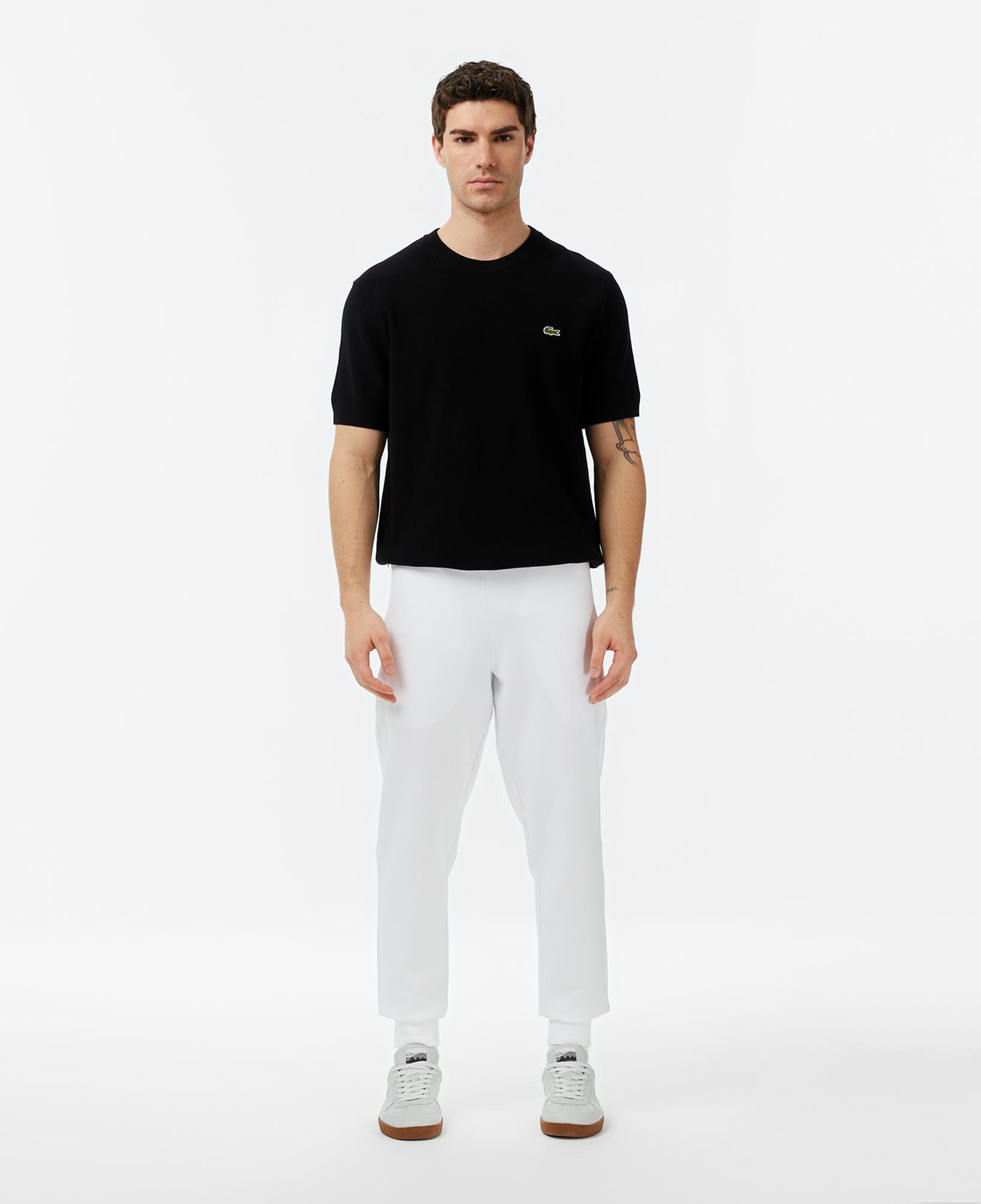Erkek Slim Fit Beyaz Eşofman Altı