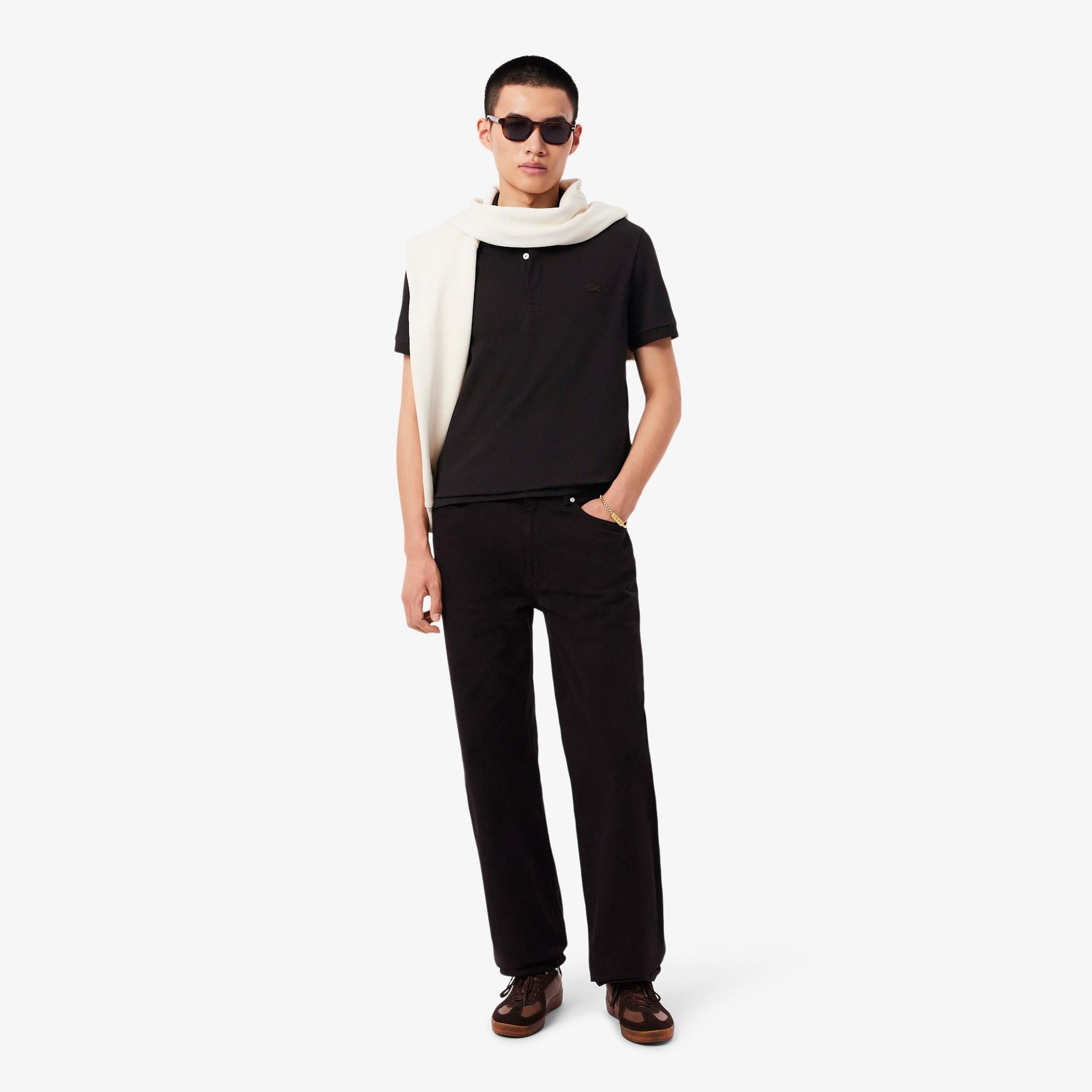 Erkek Regular Fit Koyu Kahverengi Paris Polo