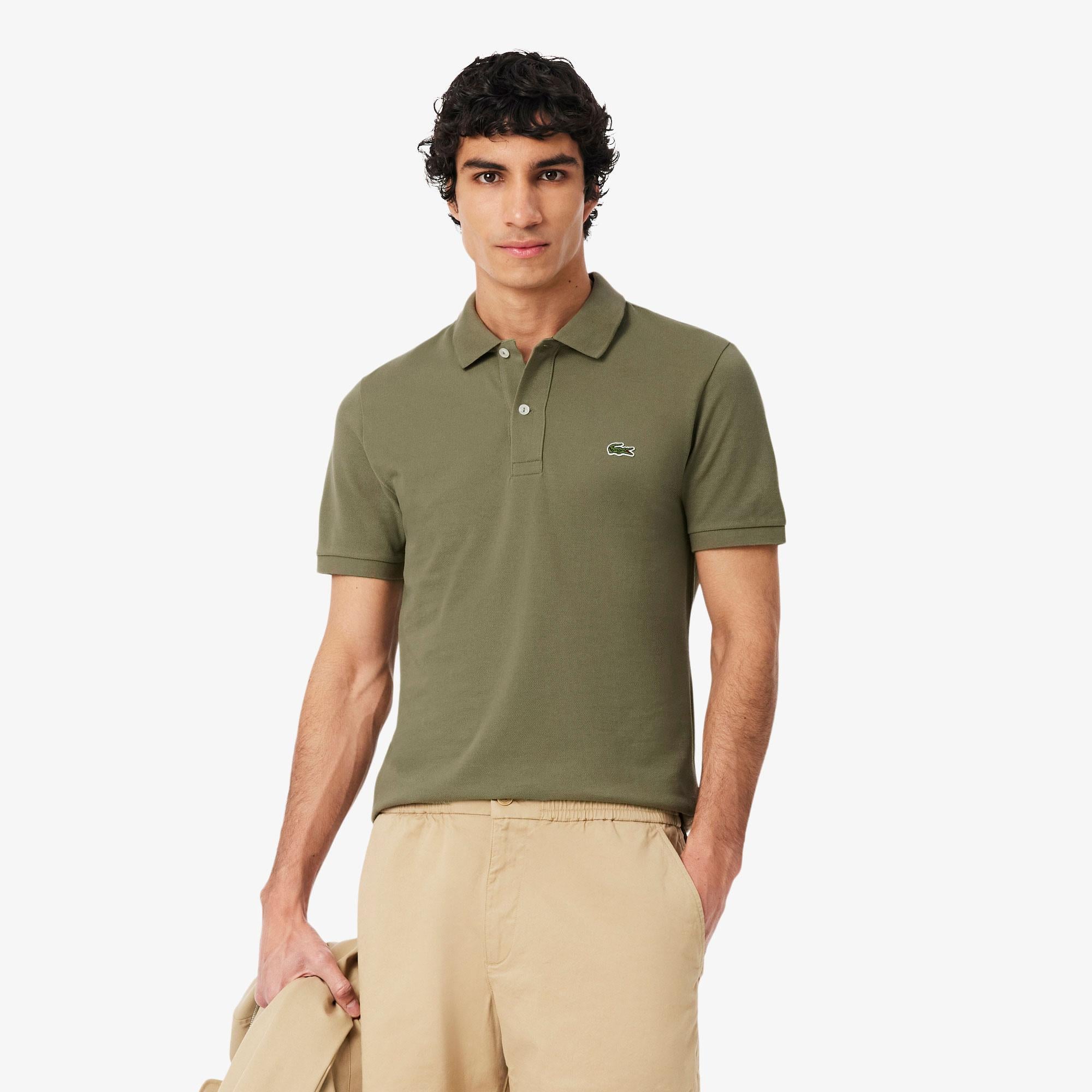 Lacoste L.12.12 Erkek Slim Fit Haki Polo